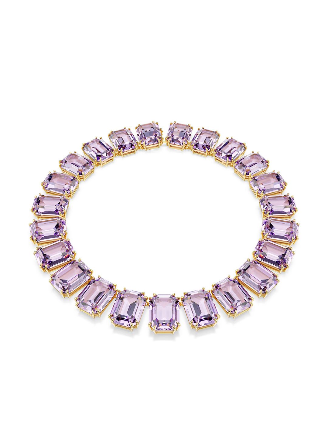SWAROVSKI Gold-Plated Crystal Stone Studded Necklace-picture-45