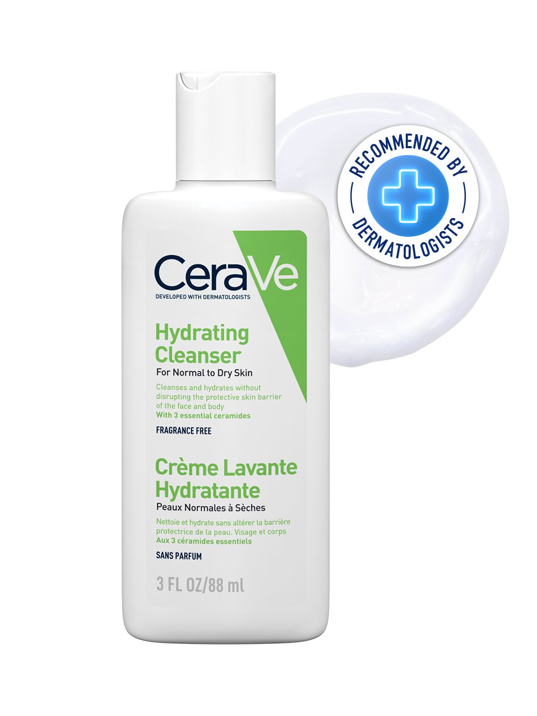 CeraVe Hydrating Cleanser with 3-Essential Ceramides & Hyaluronic Acid for Dry Skin - 88ml-image-15