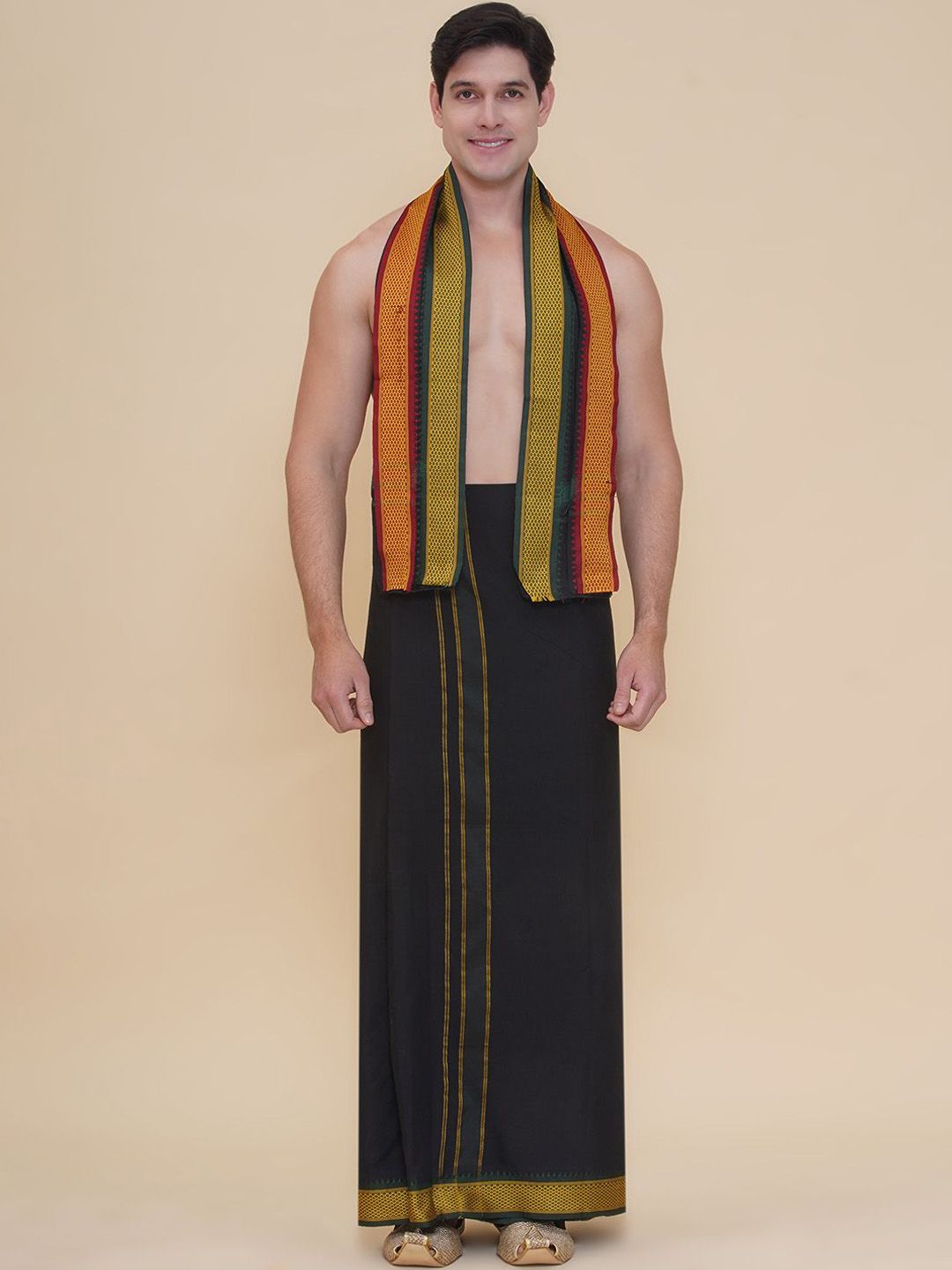 Sethukrishna Mens Solid Color Cotton Dhoti-picture-17