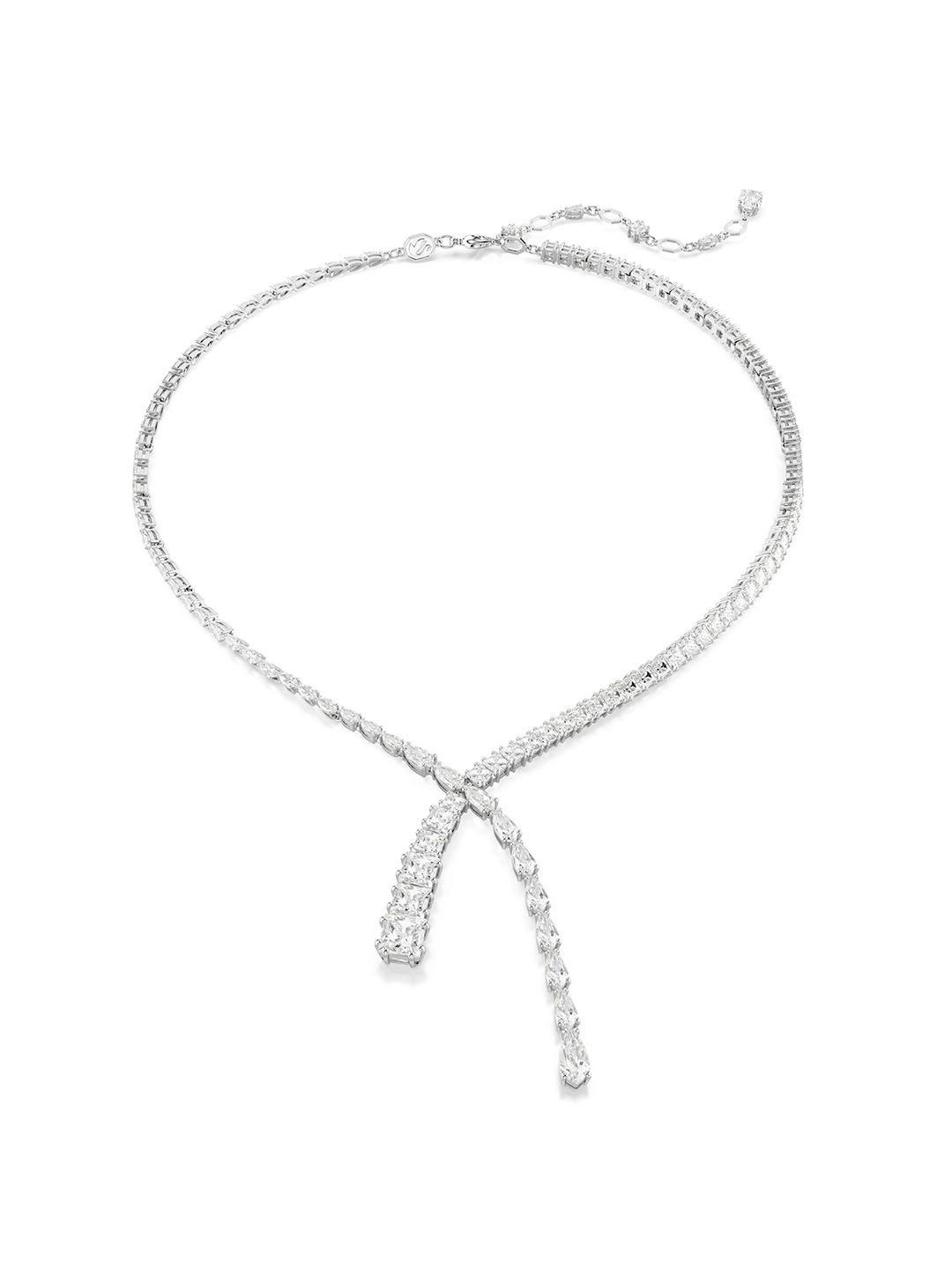 SWAROVSKI Rhodium-Plated Crystal Stone Studded Necklace-picture-48
