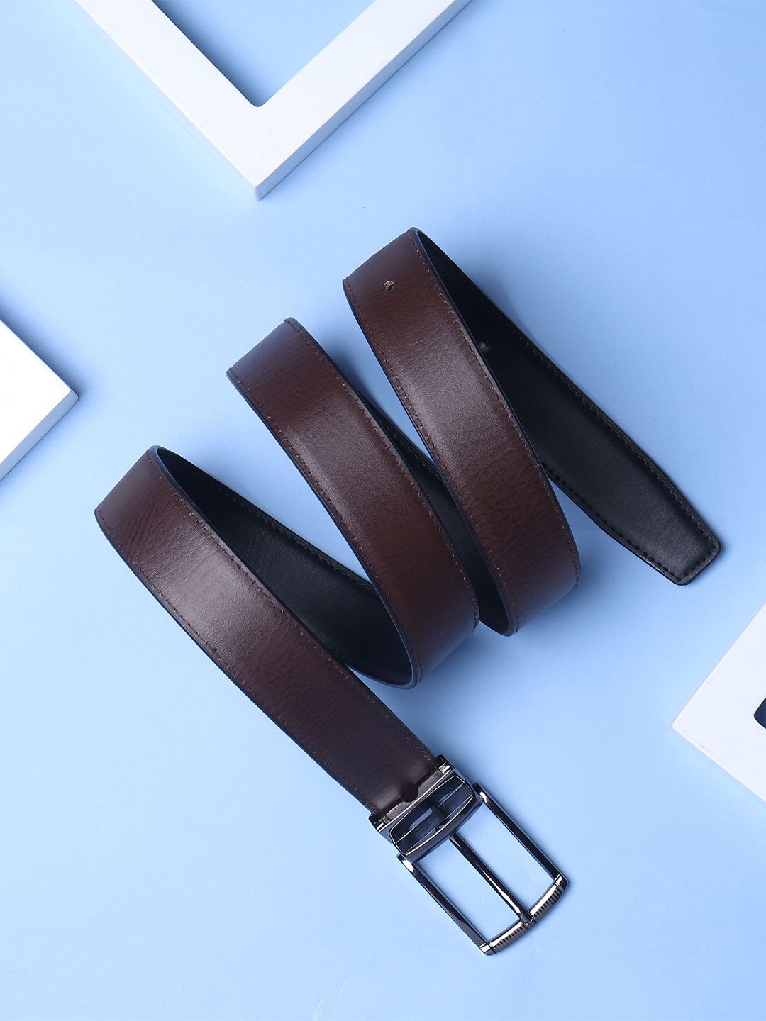 Provogue Men Reversible Formal Belt-image-39