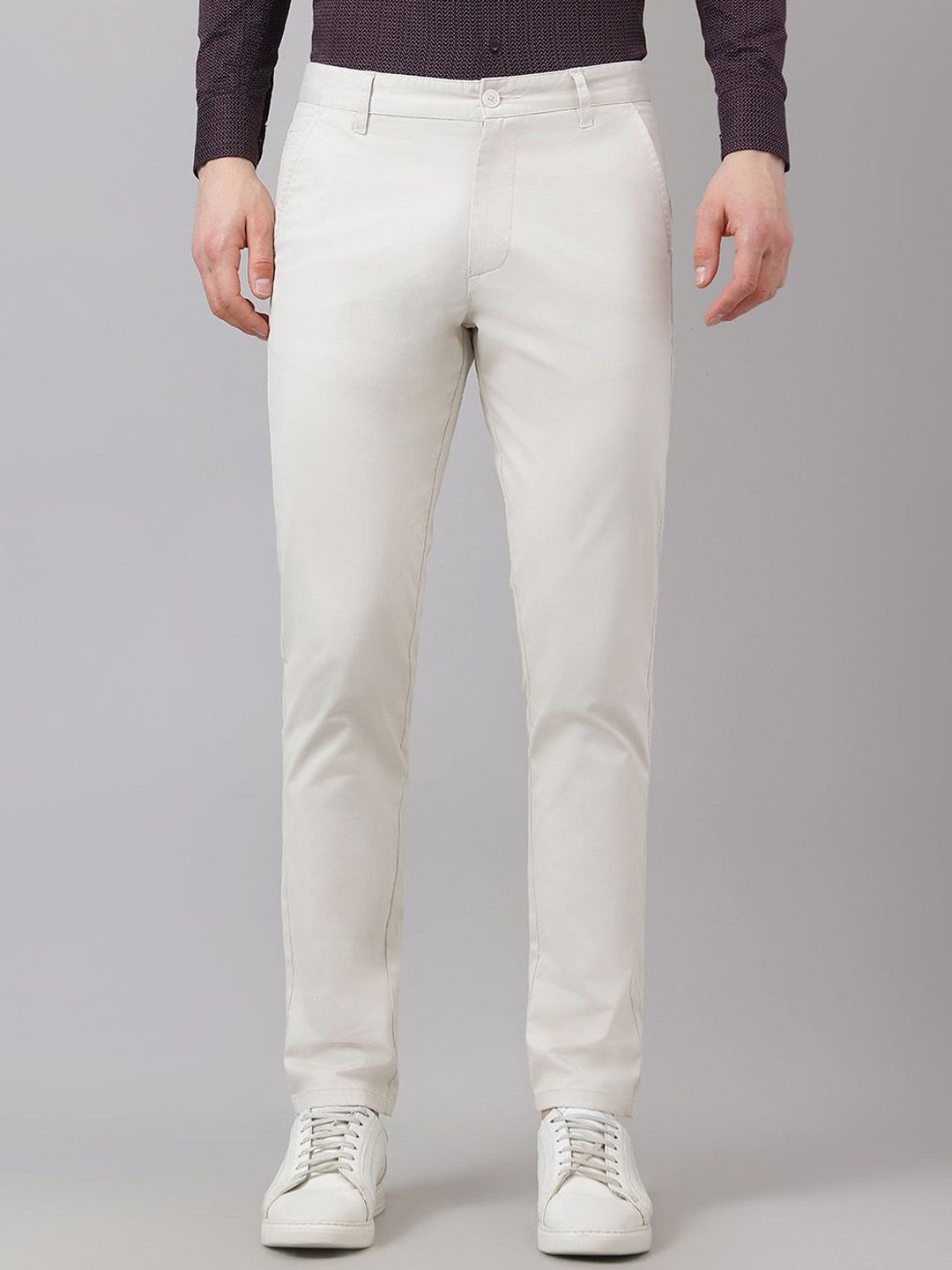 Richlook Men Textured Smart Trousers-picture-29