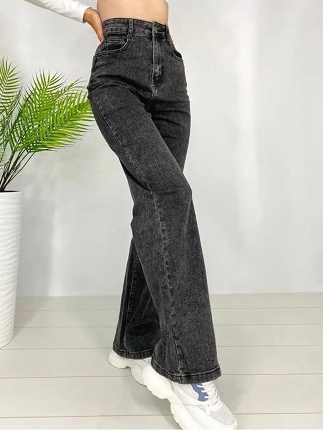 VBEAUTI Women Jean Straight Fit High-Rise Stretchable Jeans-picture-29