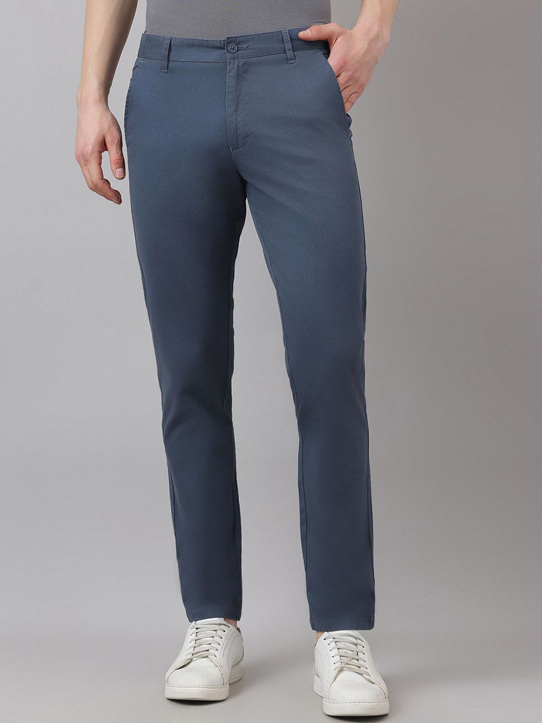 Richlook Men Textured Smart Trousers-picture-38