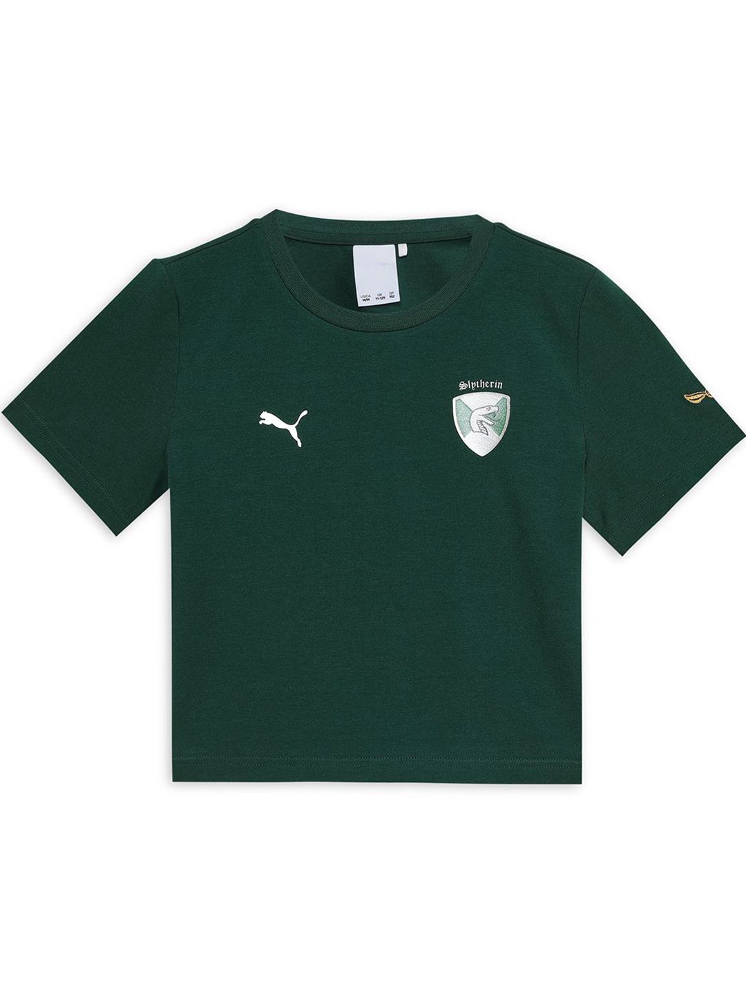 Puma x Harry Potter Girls Printed Pure Cotton Slim Fit Short Sleeve T-Shirt-picture-32