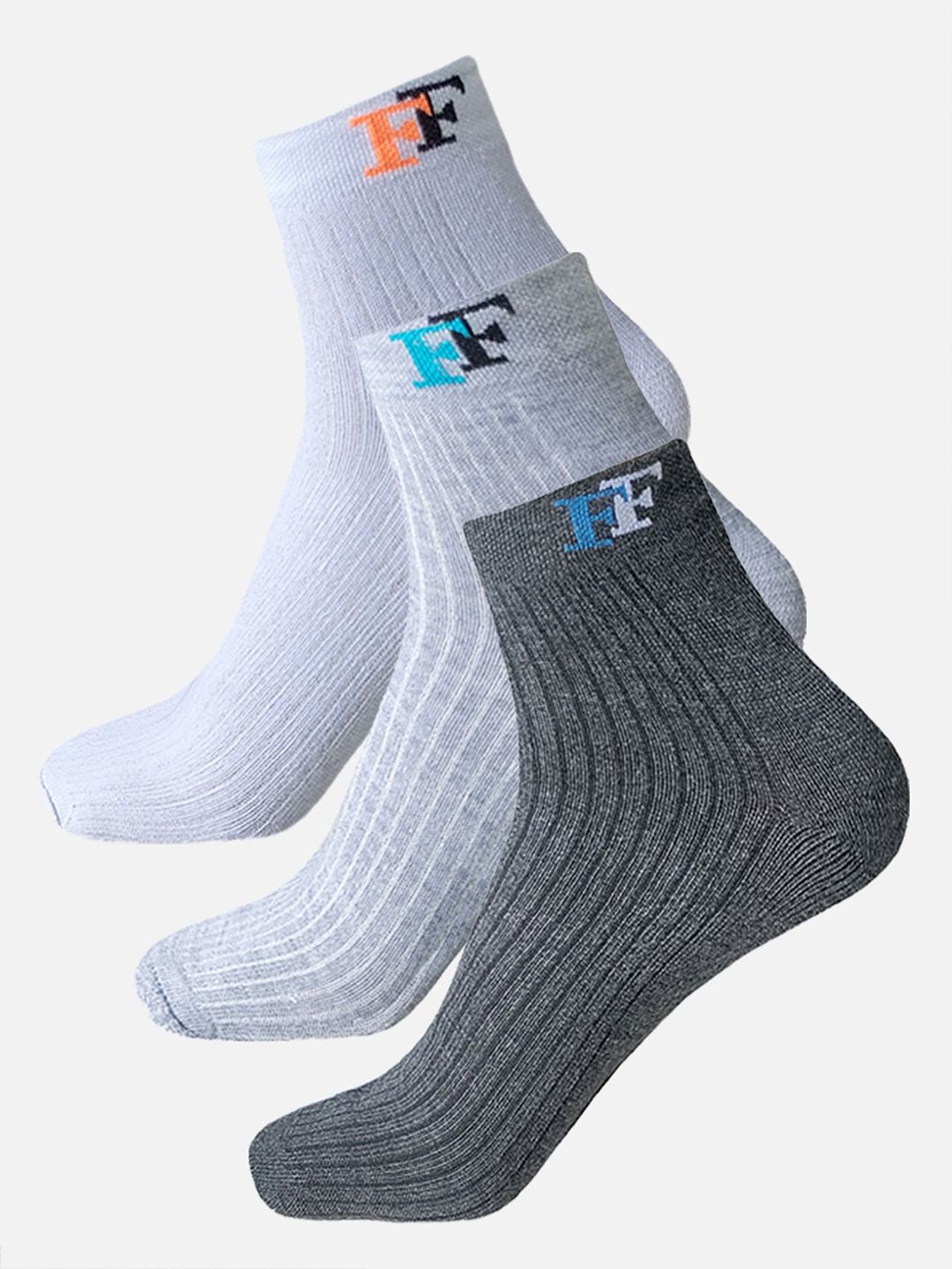StyFun Men Pack Of 3 Ankle-Length Socks-picture-14