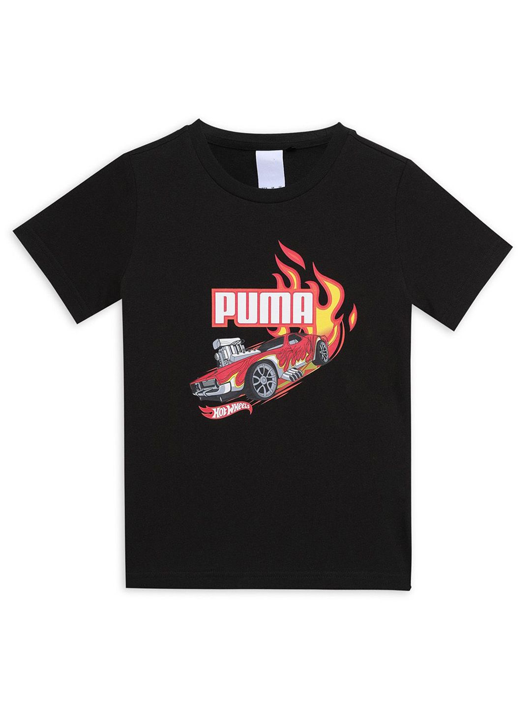 Puma x Hot Wheels Boys Graphic Printed Pure Cotton Short Sleeve T-Shirt-picture-38