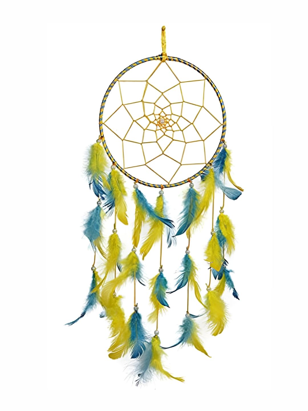 Jaamso Royals Blue & Yellow Furr Wall Windchimes-picture-37