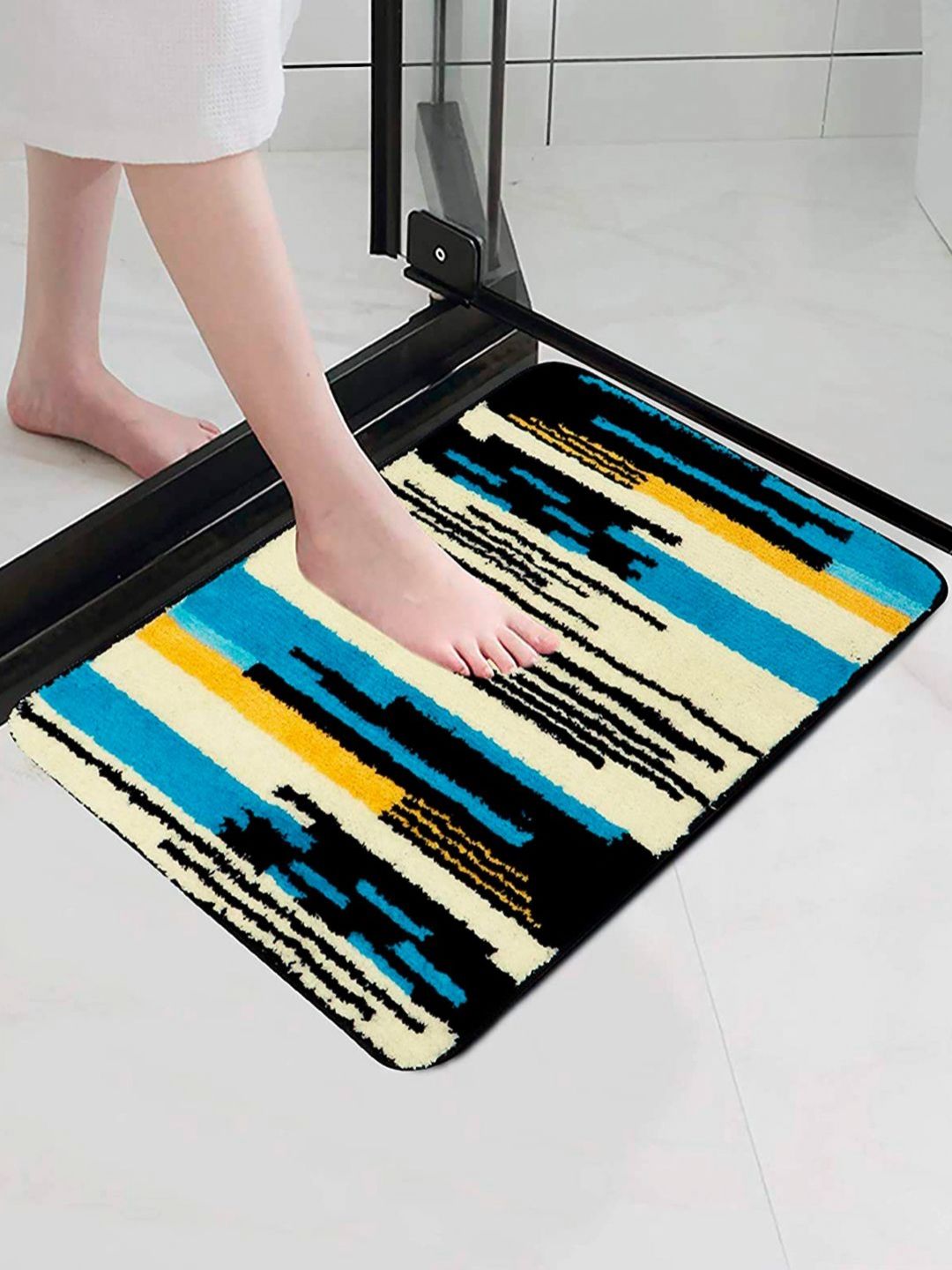 HOKIPO Soft Microfiber Bathroom Mat 40x60cm Blue NEW2683-BL-picture-20