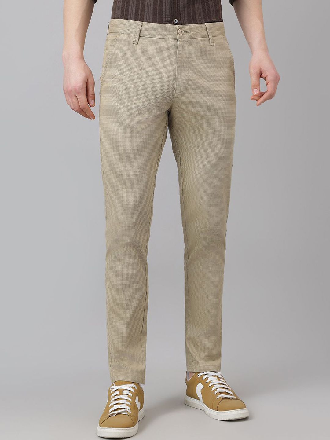 Richlook Men Textured Smart Trousers-picture-25