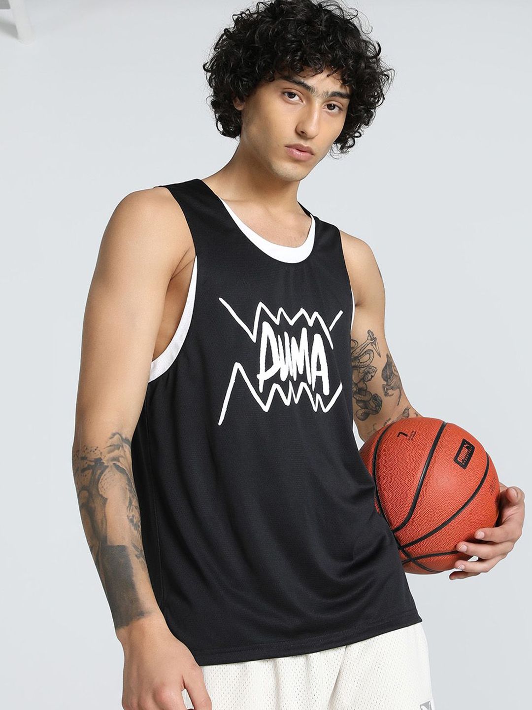 Puma Men Jaws Core Printed Sleeveless Basketball Tank-picture-13