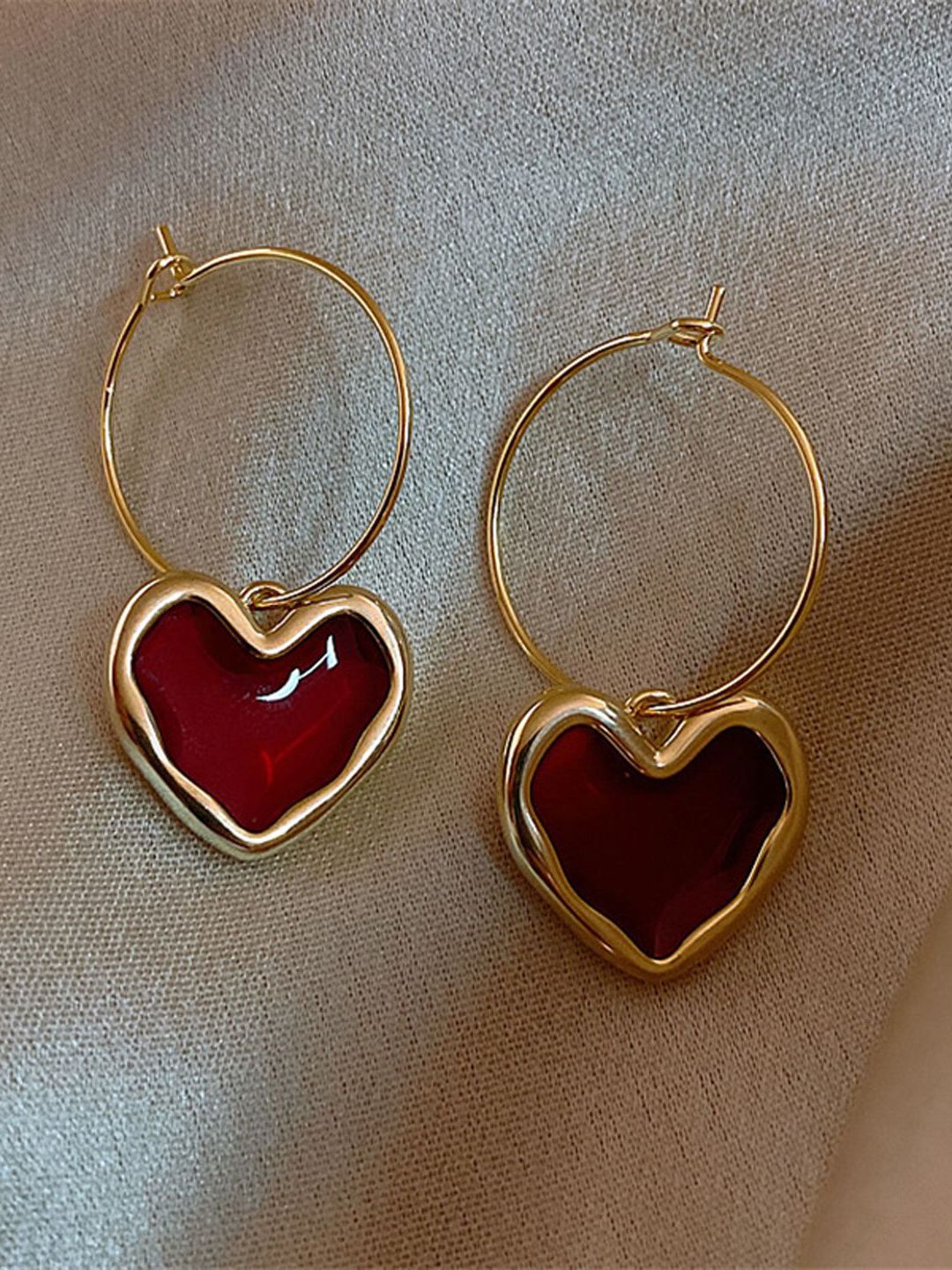 Just Lil Things Gold-Plated Contemporary Shaped Drop Earring-picture-44