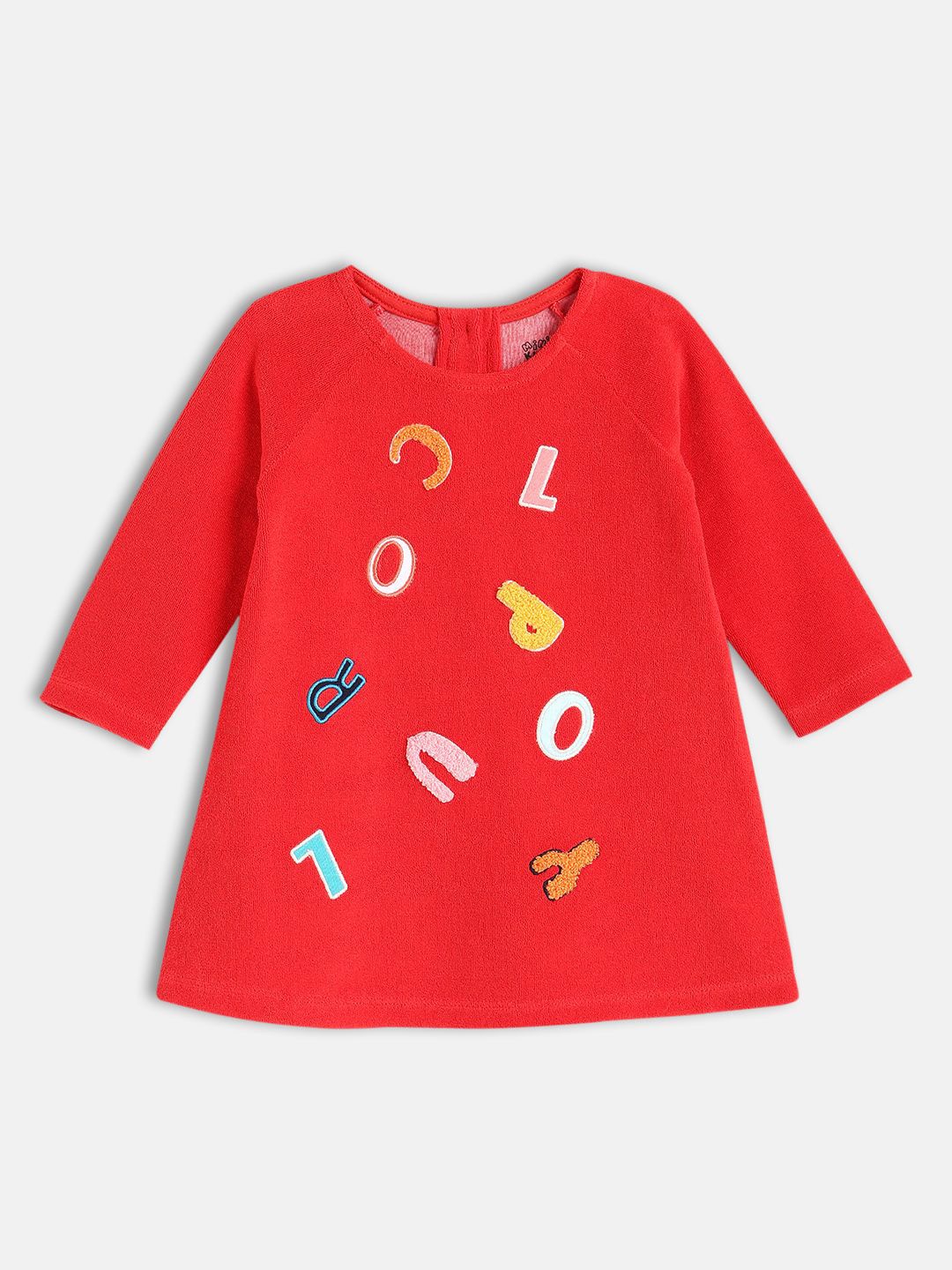 MINI KLUB Girls Embroidered A-Line Dress-picture-24