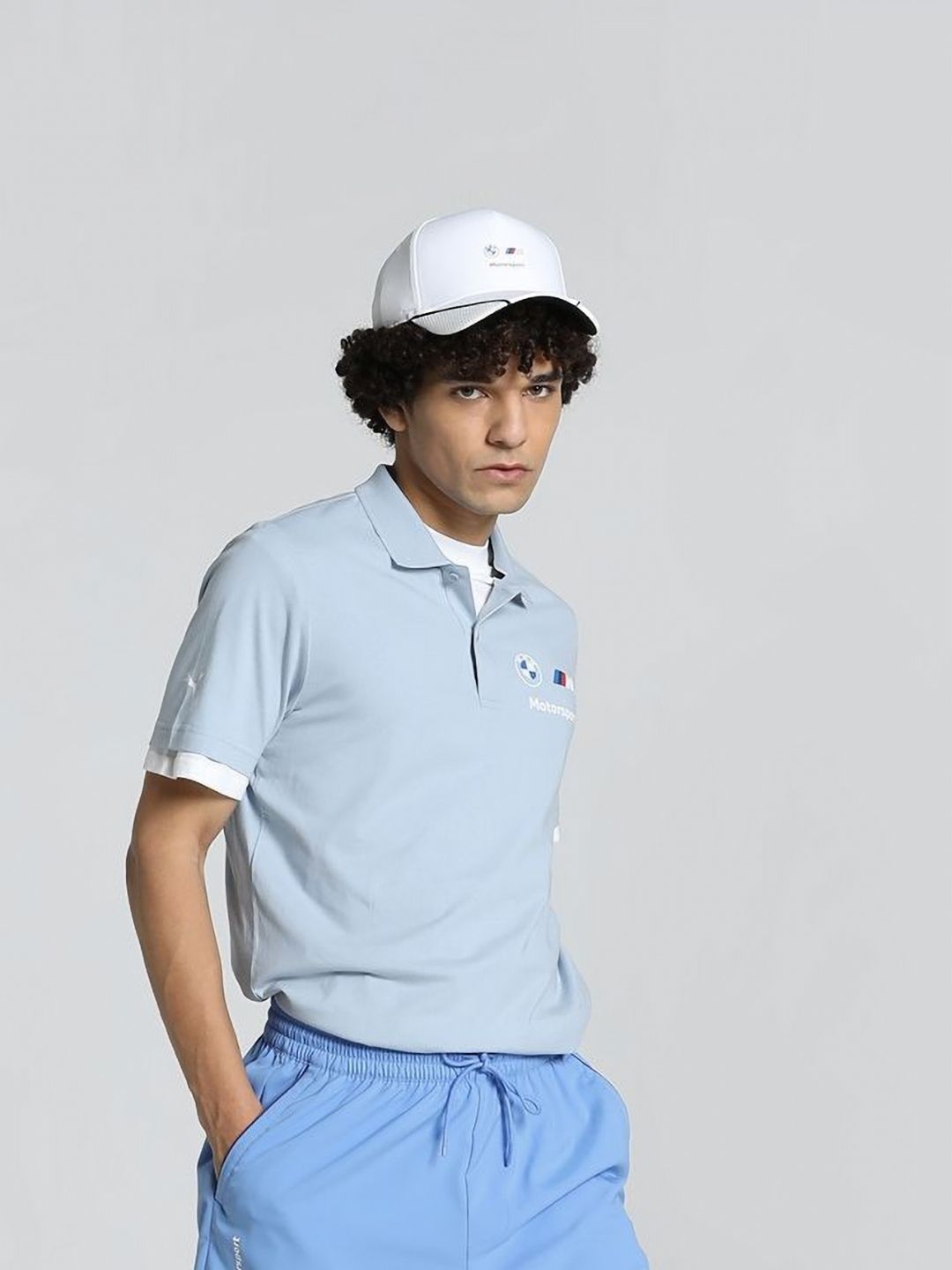 PUMA Motorsport Men BMW M Polo Collar Typography Printed T-shirt-picture-27