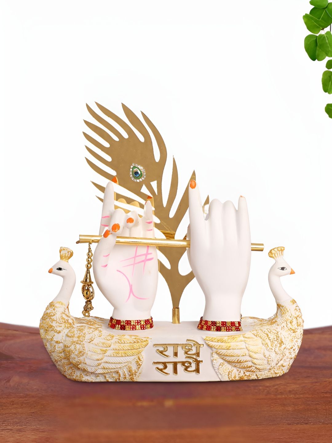 INTERNATIONAL GIFT White Religious Idol Showpiece