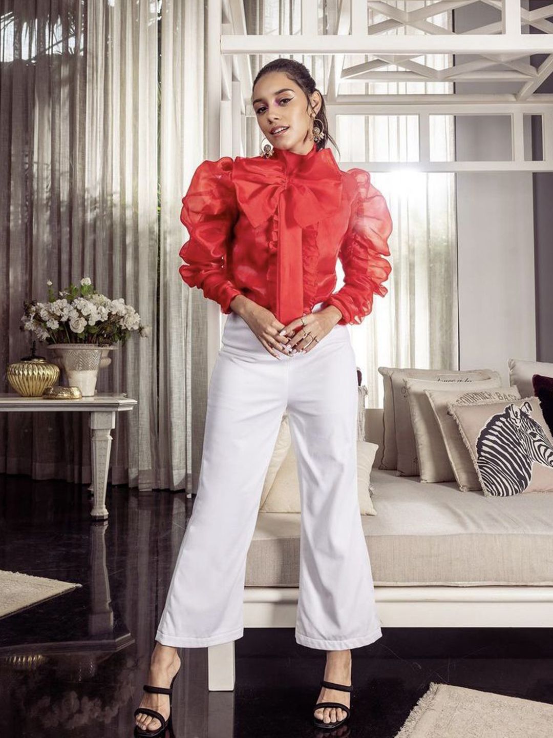 Parneet Gujral Women Long Sleeves High Neck Top-picture-31