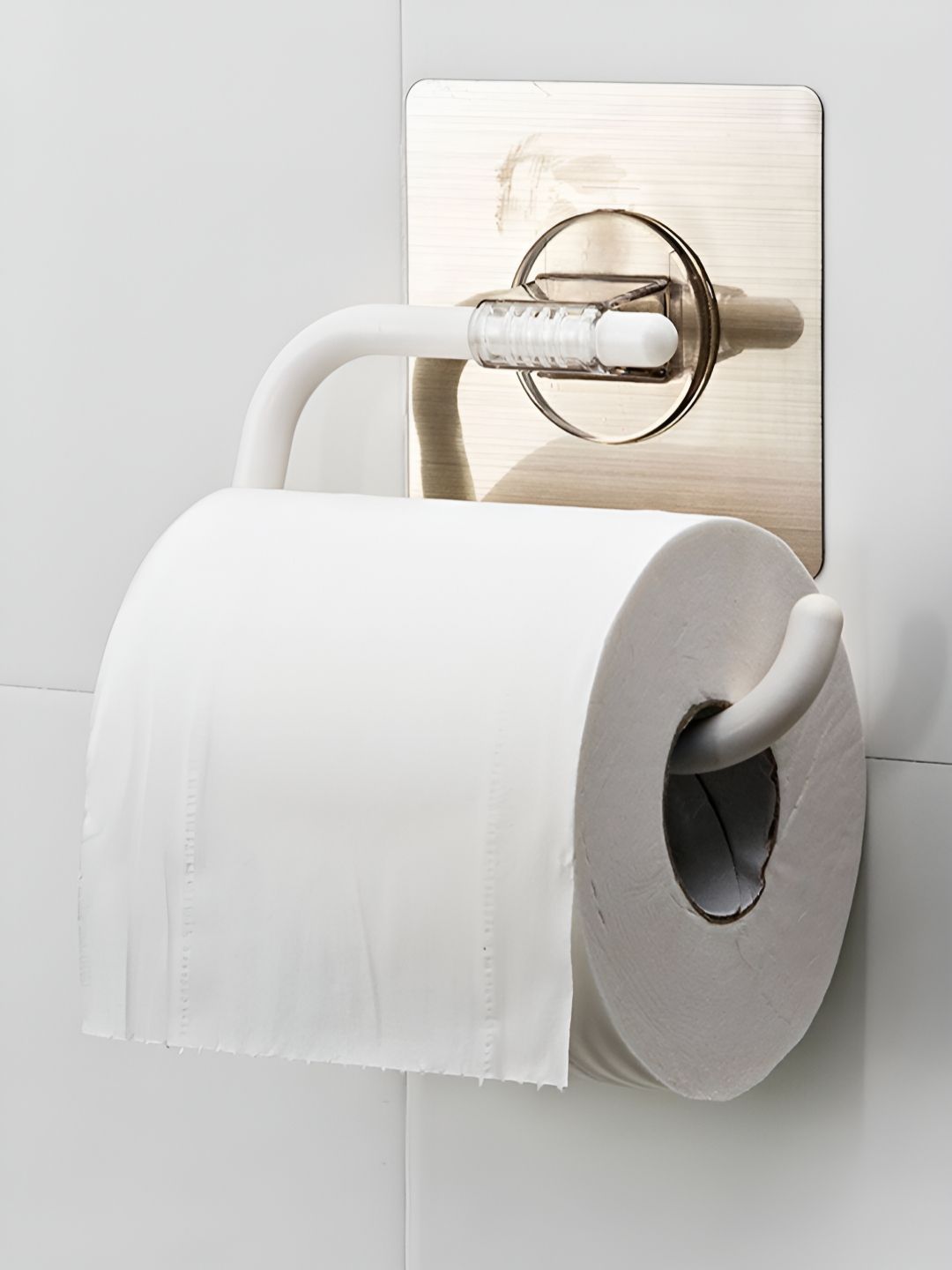 HOKIPO White Solid Plastic Towel Holder-picture-14