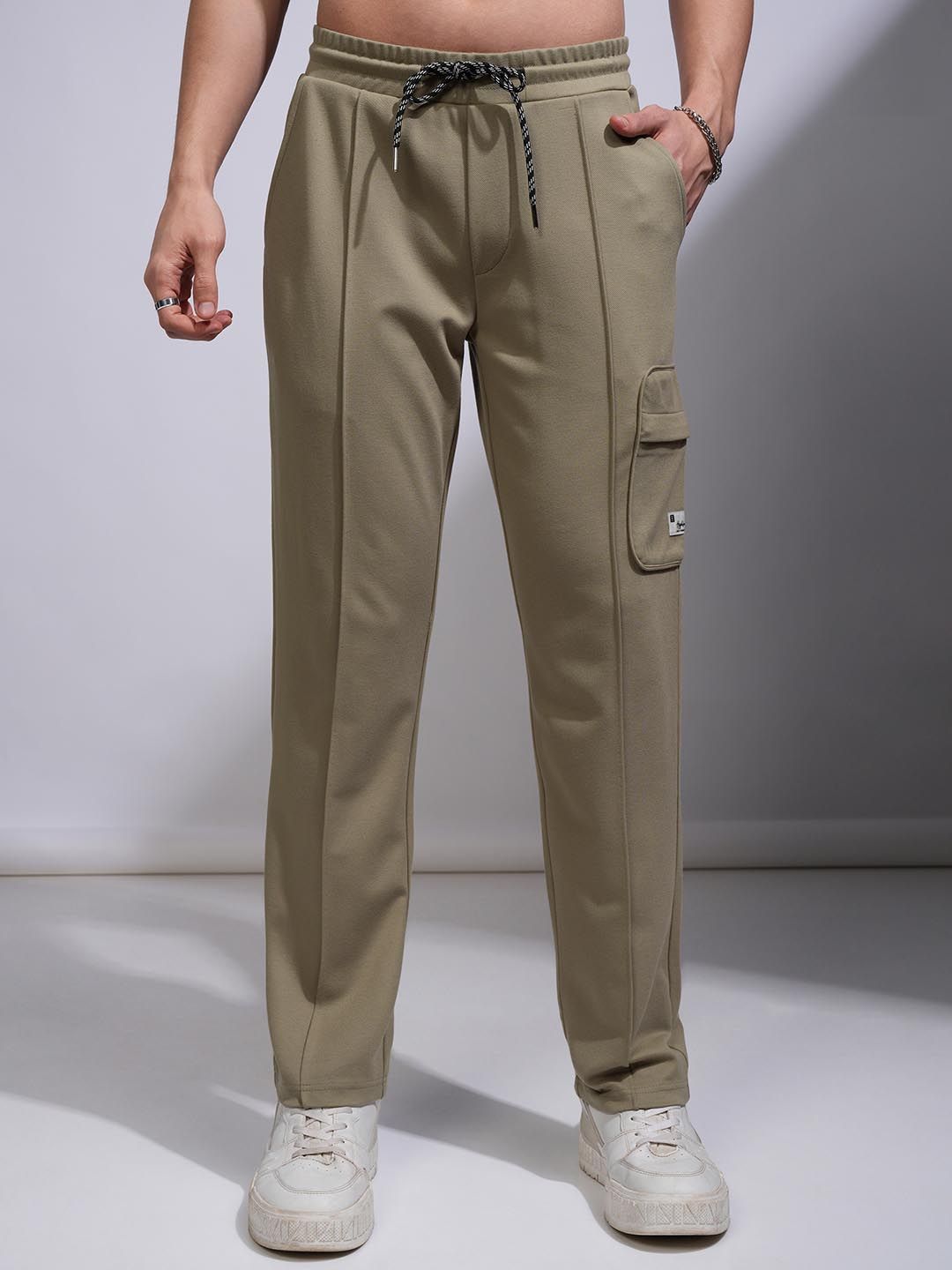 HIGHLANDER Men Pleated Cargos Trousers-picture-20