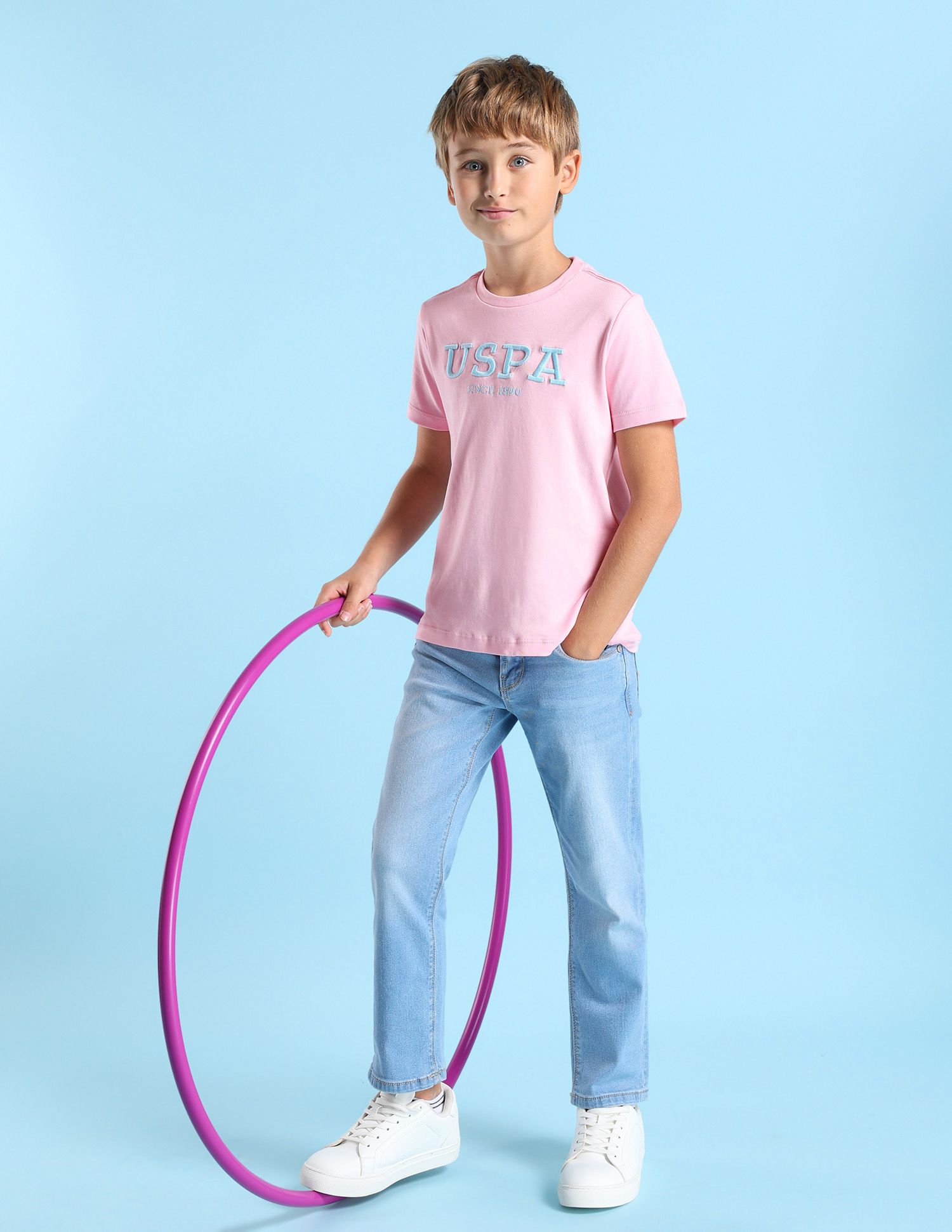 U.S. Polo Assn. Kids Boys Brand Logo Printed T-shirt-picture-47