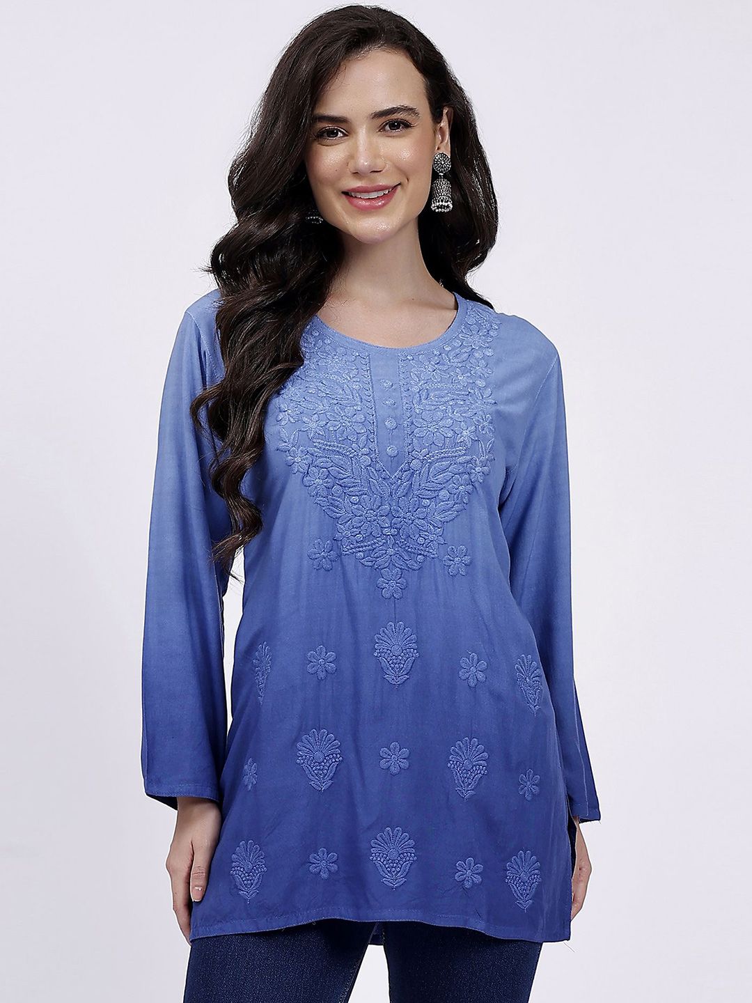 NAZAQAT ETHNIC INDIA Ethnic Motifs Embroidered Thread Work Thread Work Kurti-picture-57