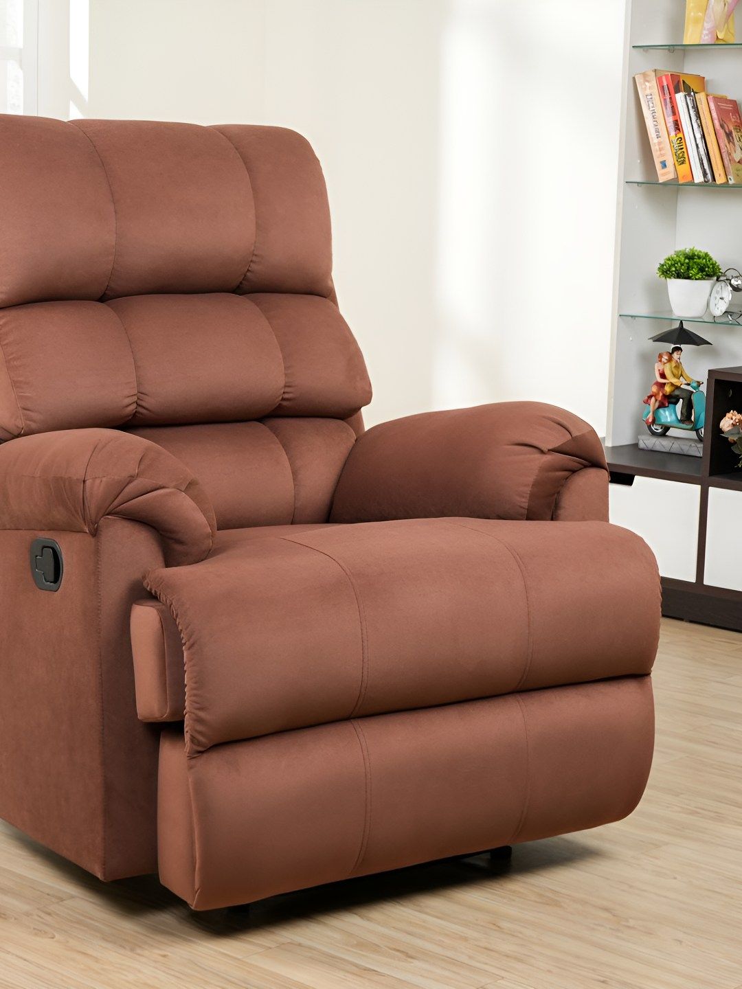 SOLIS Royale - The Desired Comfort Brown Manual Recliner Sofa Chair-picture-46