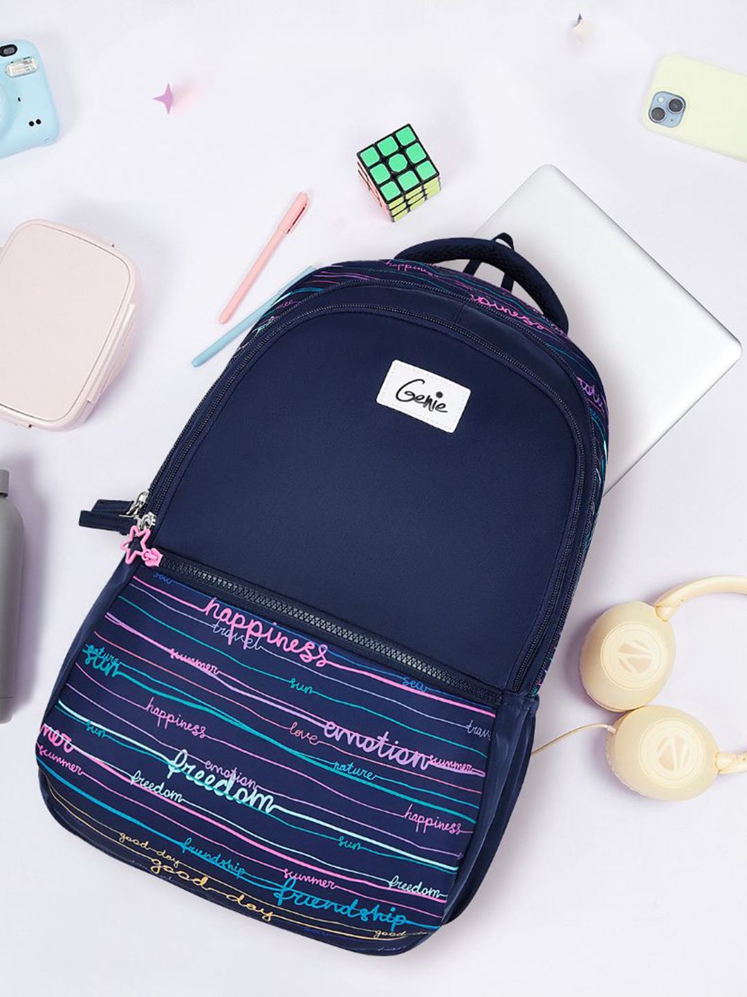 Genie Women Graphic Printed Ergonomic Backpack-picture-51