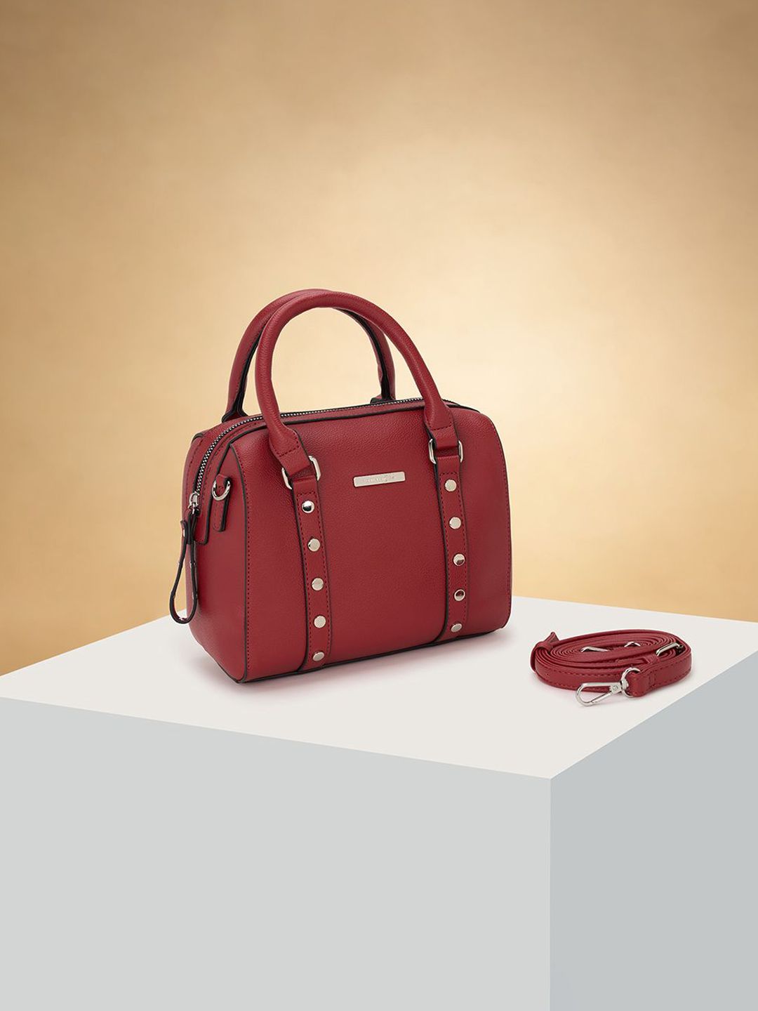 Forever Glam by Pantaloons Colourblocked PU Structured Handheld Bag-picture-35