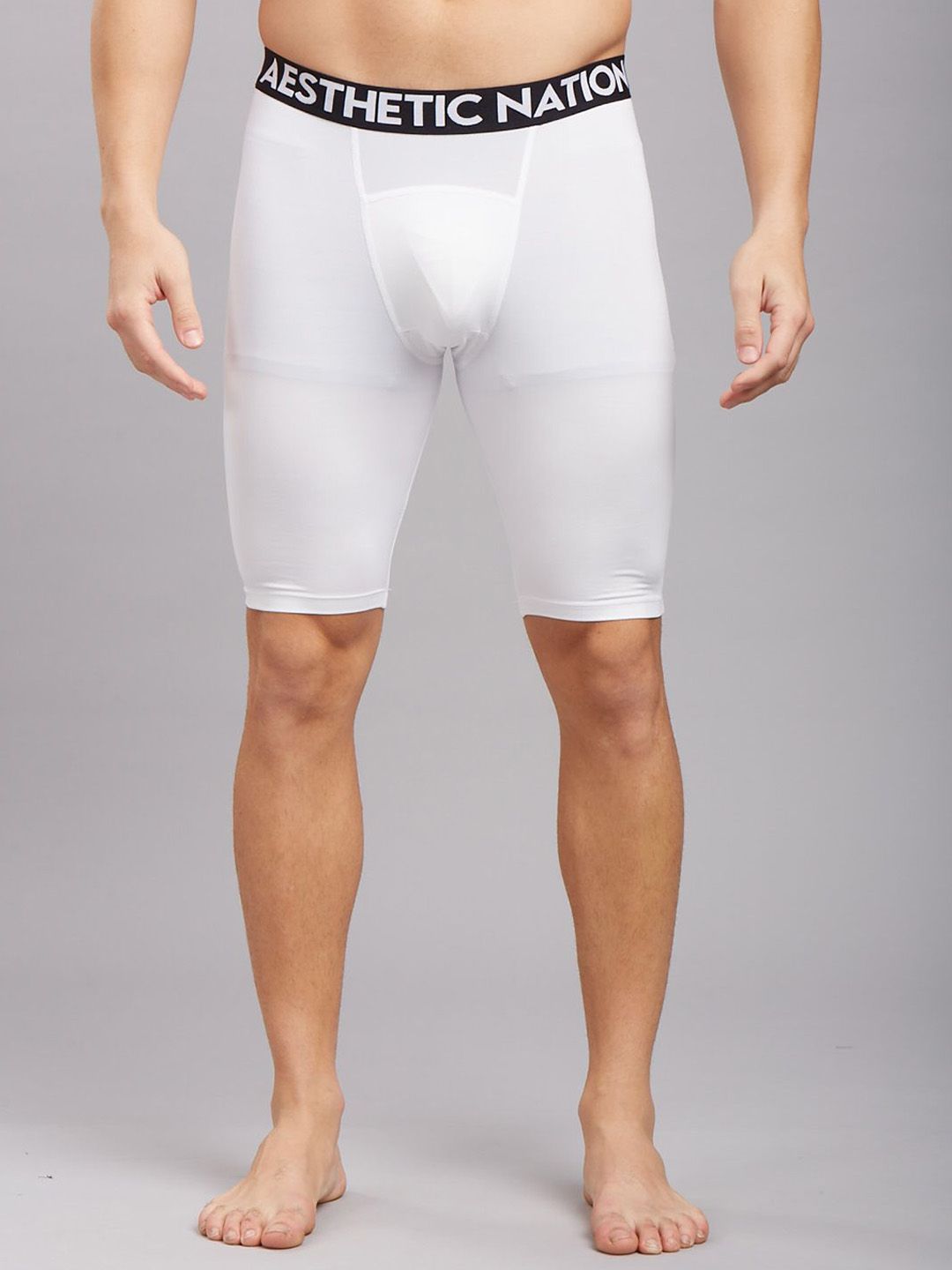AESTHETIC NATION Men Skinny Fit Training or Gym Sports Shorts-picture-32
