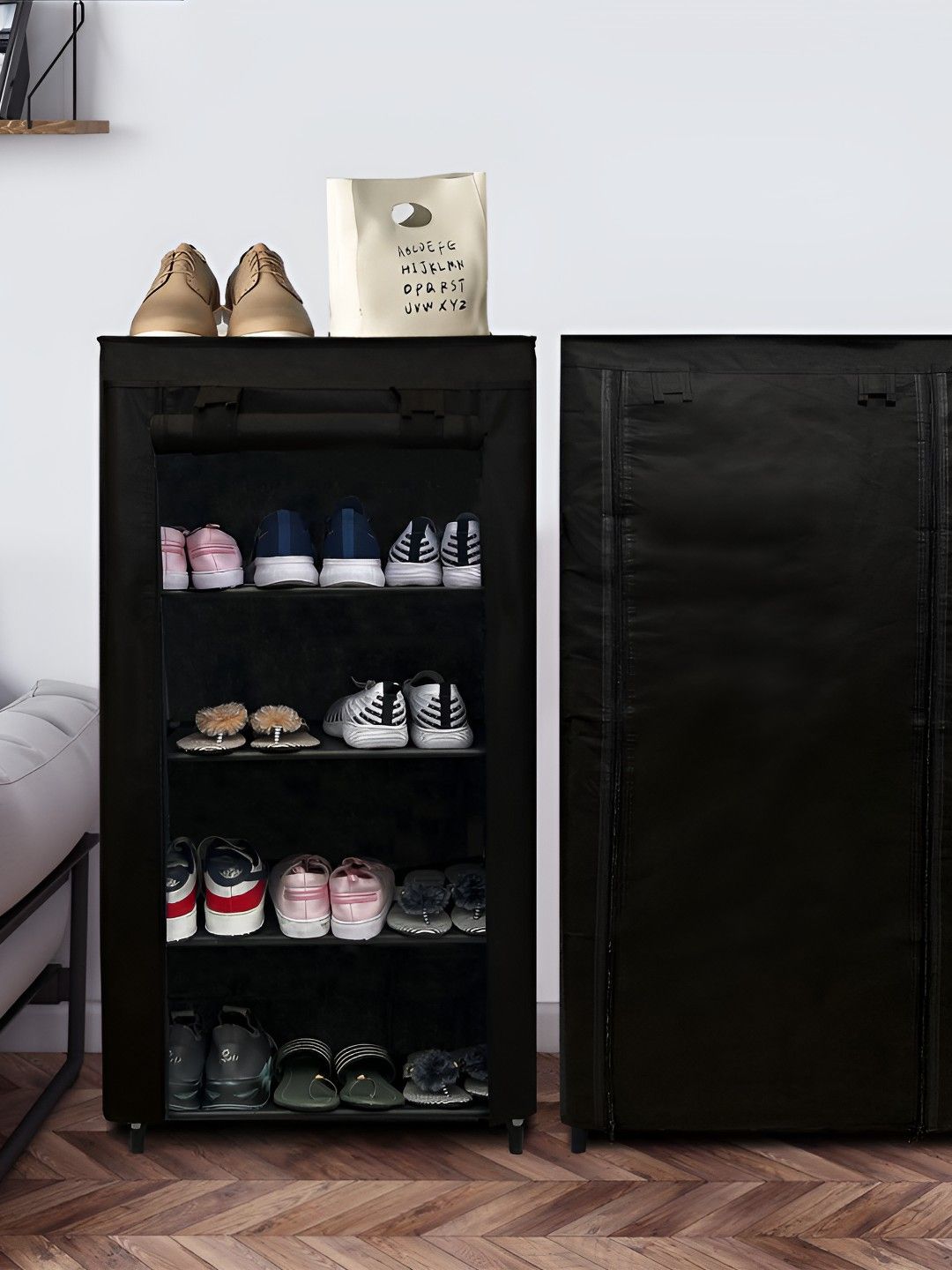Urban Choice Black 4 Layers Shoe Rack-picture-20