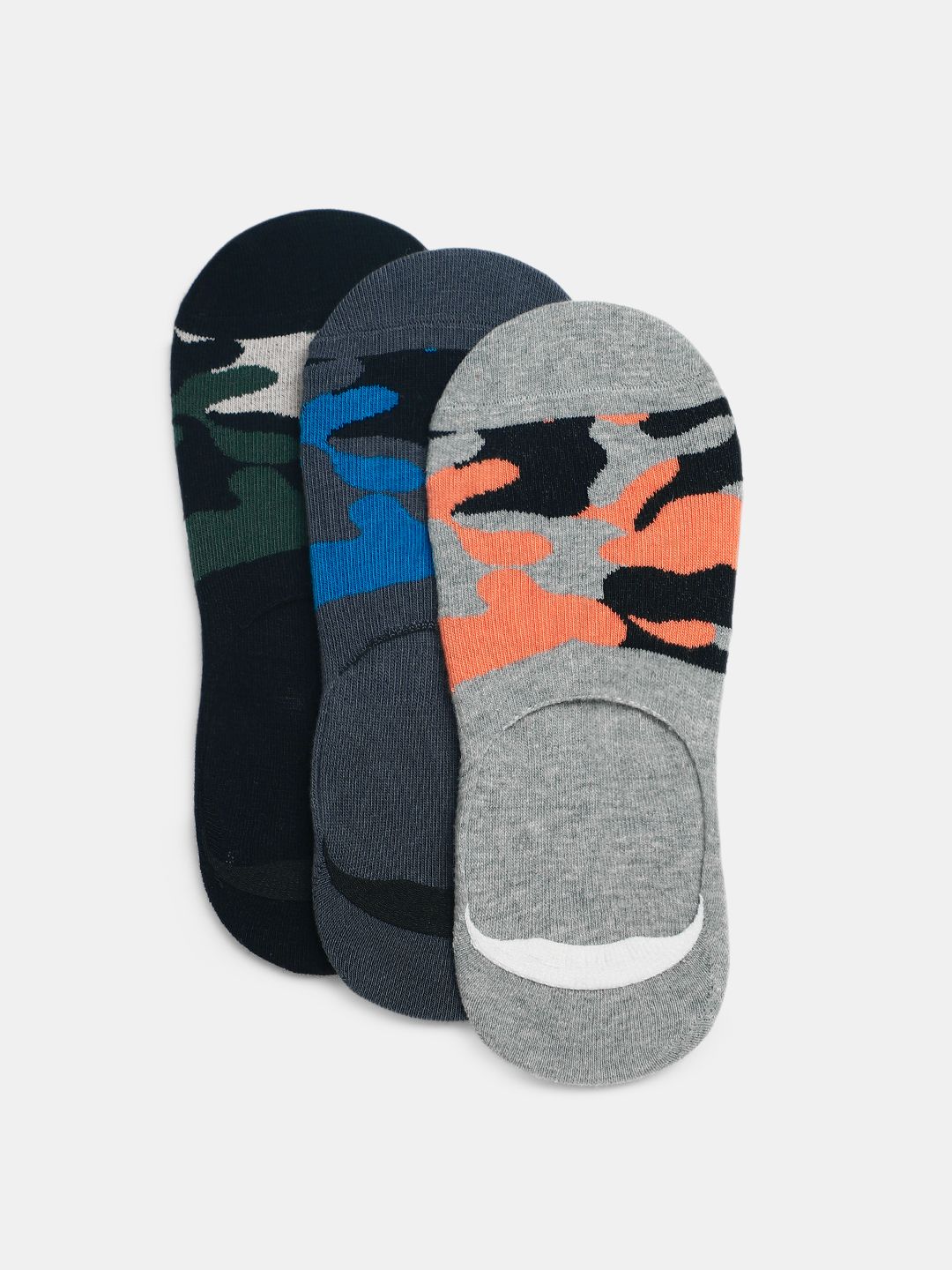 Jack & Jones Men Pack Of 3 Shoe Liners Socks-picture-38
