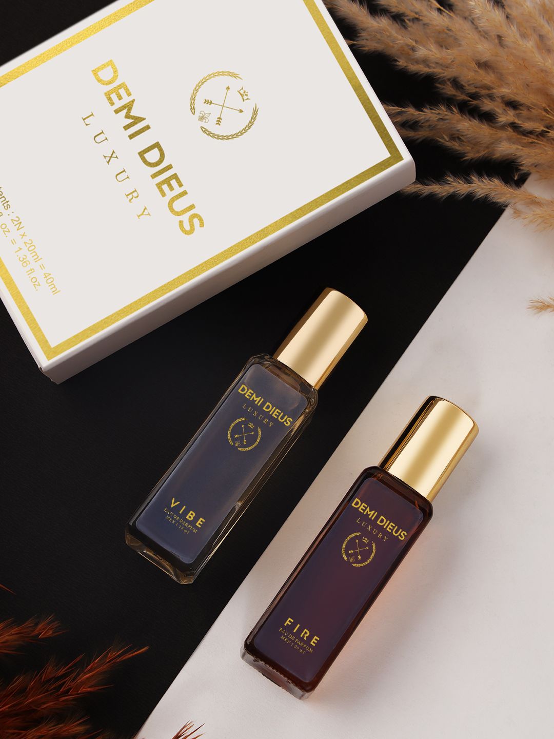 DEMI DIEUS Set Of 2 Fire & Vibe Eau De Parfum - 20 ml Each-picture-1