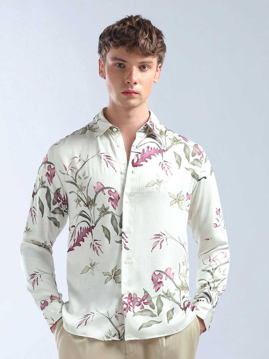 Flying Machine All Over Printed Regular Fit Shirt-picture-39