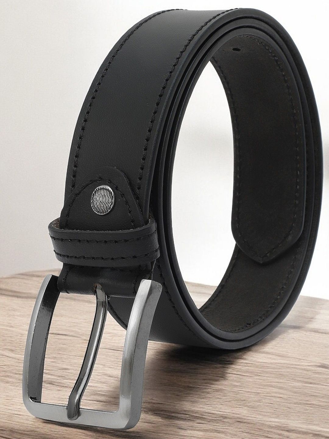 Provogue Men Textured Leather Formal Belt-picture-34
