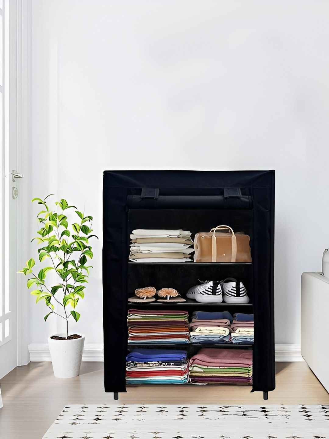 Urban Choice 4-Tier Rectangle Shoe Rack-image-4