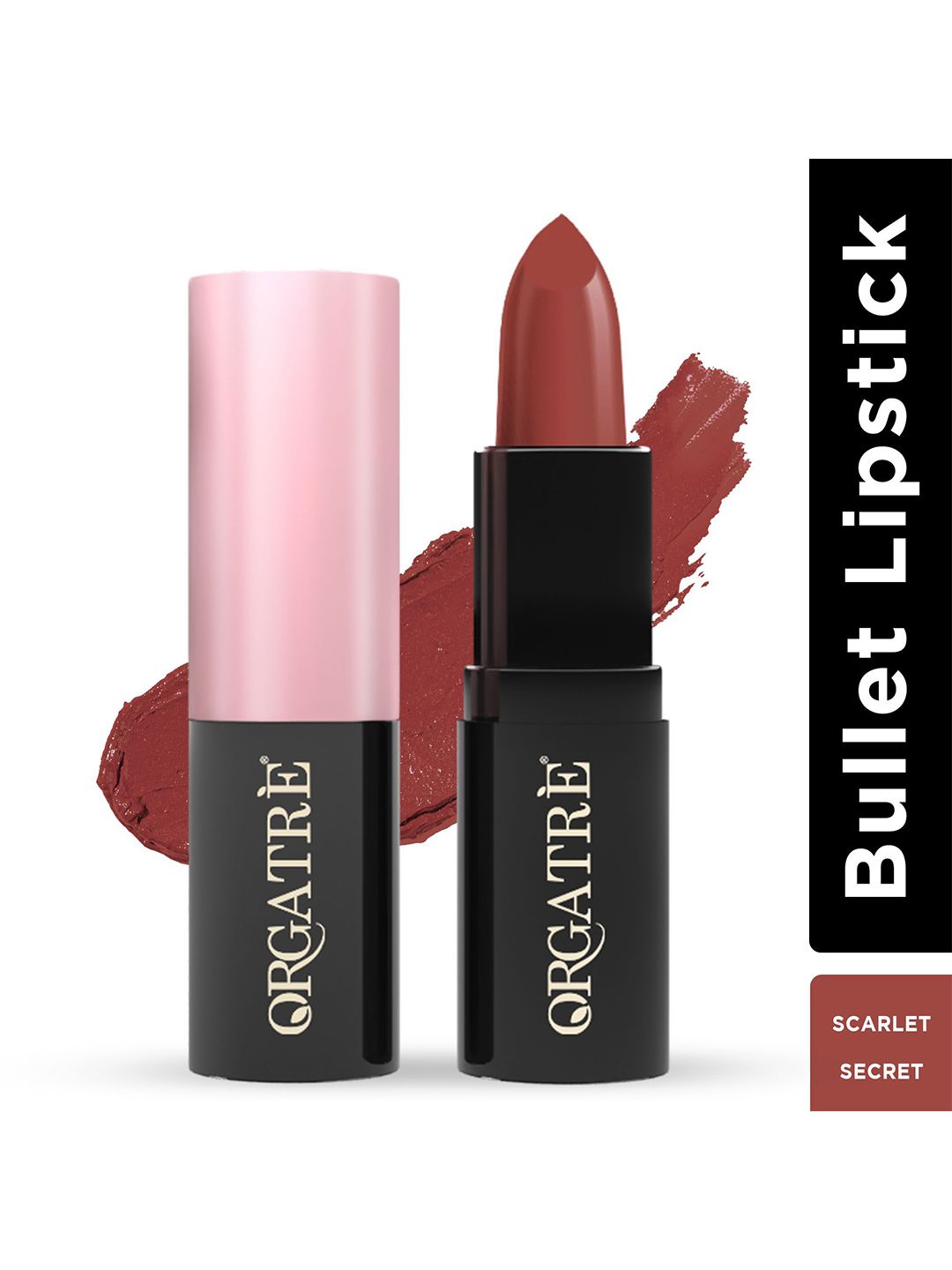 Orgatre MoodBliss Creamy Matte Lipstick With Jojoba Oil - Scarlet Secret-picture-22