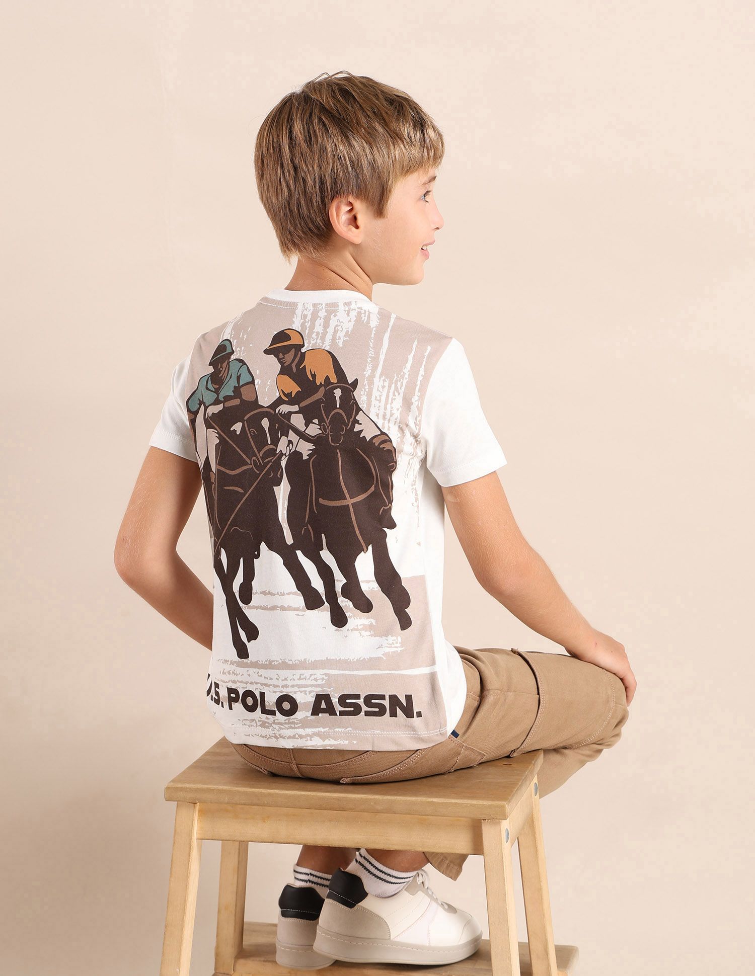 U.S. Polo Assn. Kids Boys Brand Logo Printed T-shirt-picture-44