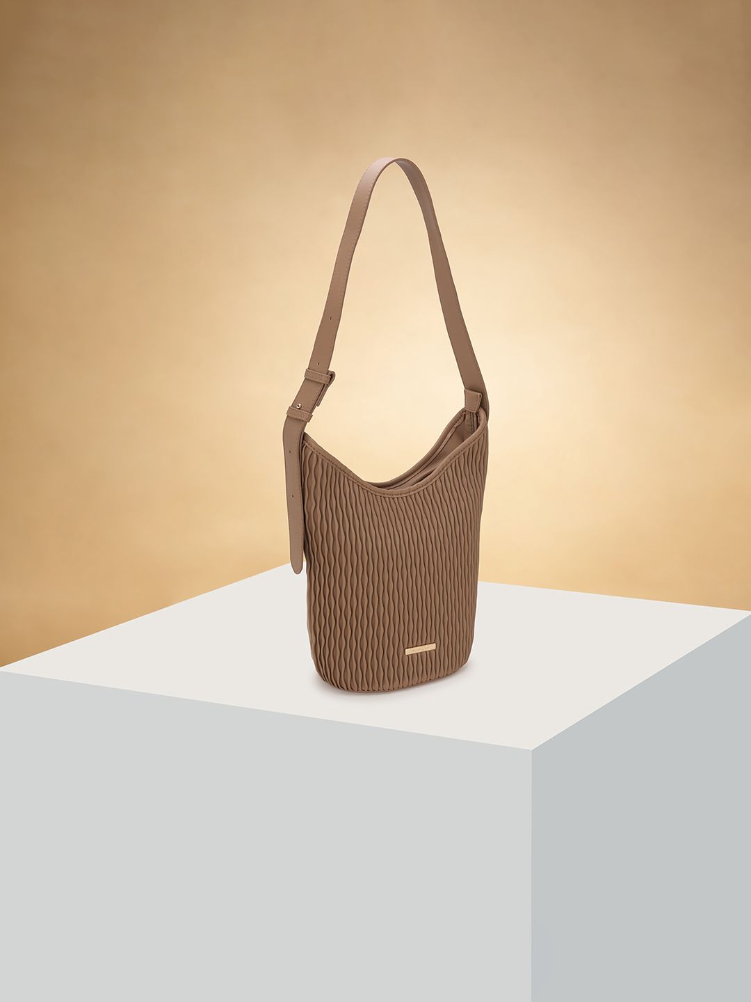 Forever Glam by Pantaloons Women Textured Structured Shoulder Bag-picture-23