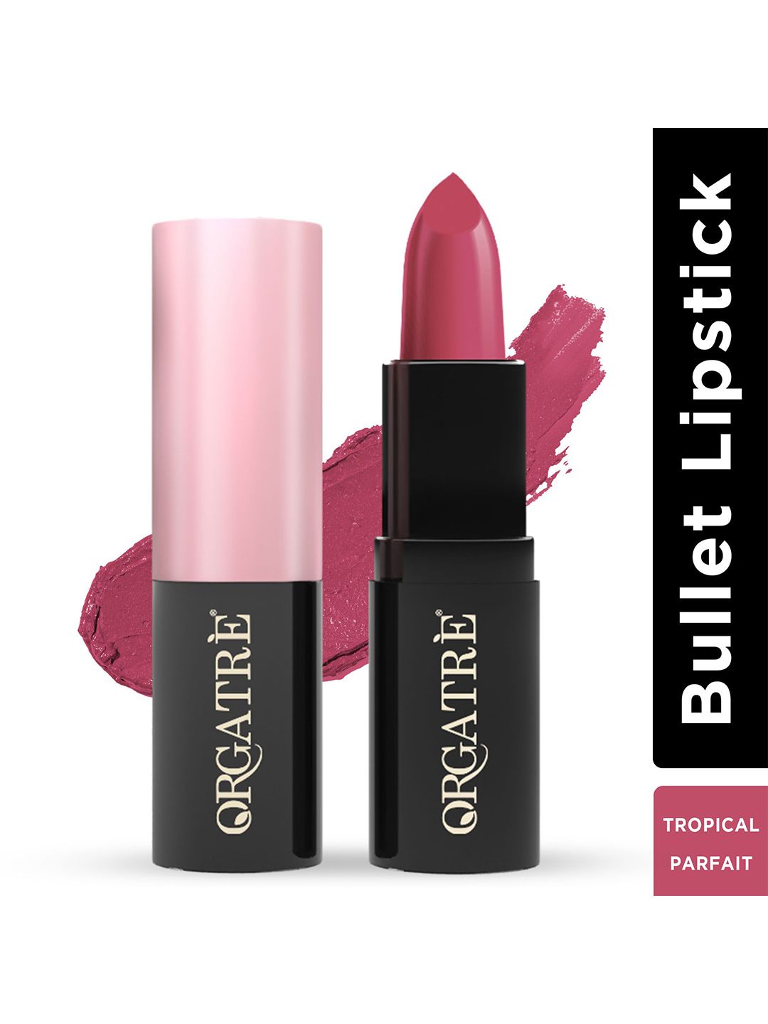 Orgatre MoodBliss Creamy Matte Long Lasting Bullet Lipstick- Tropical Parfait-image-35