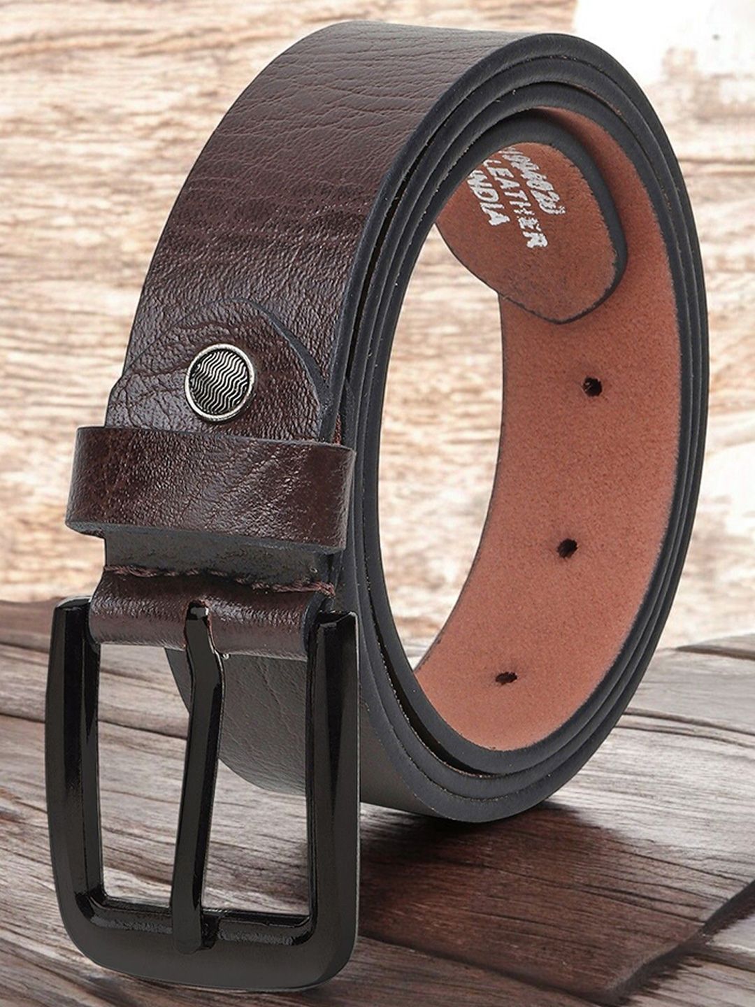Provogue Men Textured Leather Formal Belt-picture-21