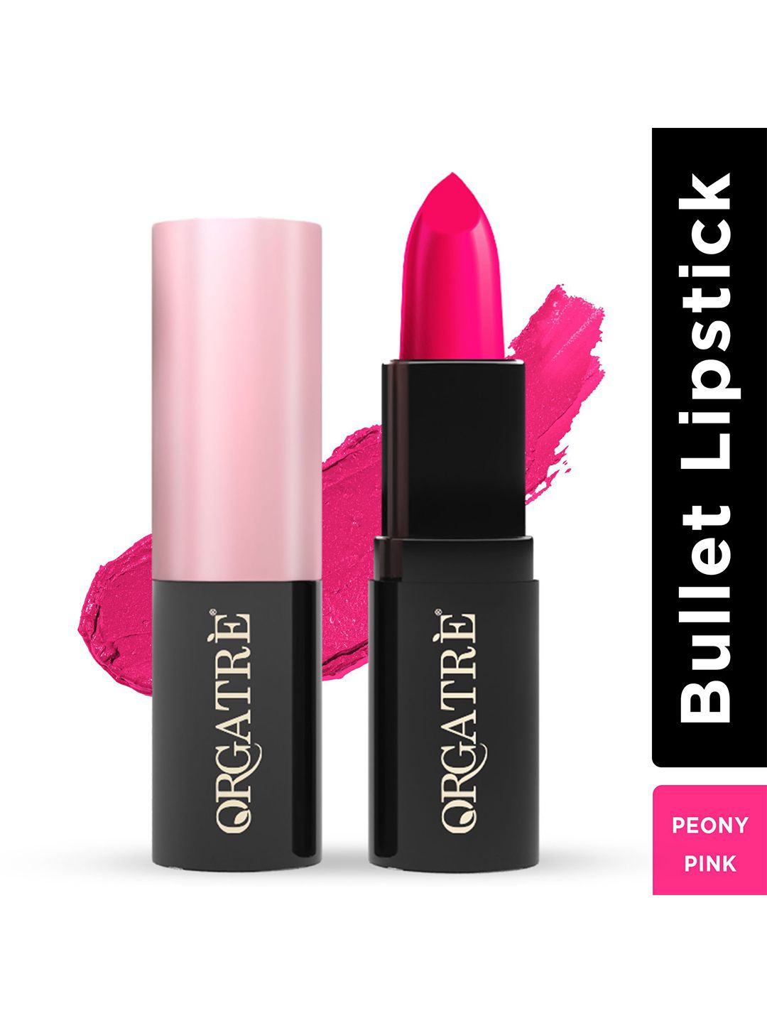 Orgatre MoodBliss Creamy Matte Lipstick With Jojoba Oil - Peony Pink-picture-17