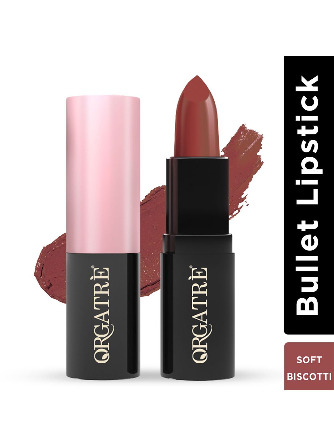 Orgatre MoodBliss Creamy Matte Lipstick With Jojoba Oil - Soft Biscotti-picture-21