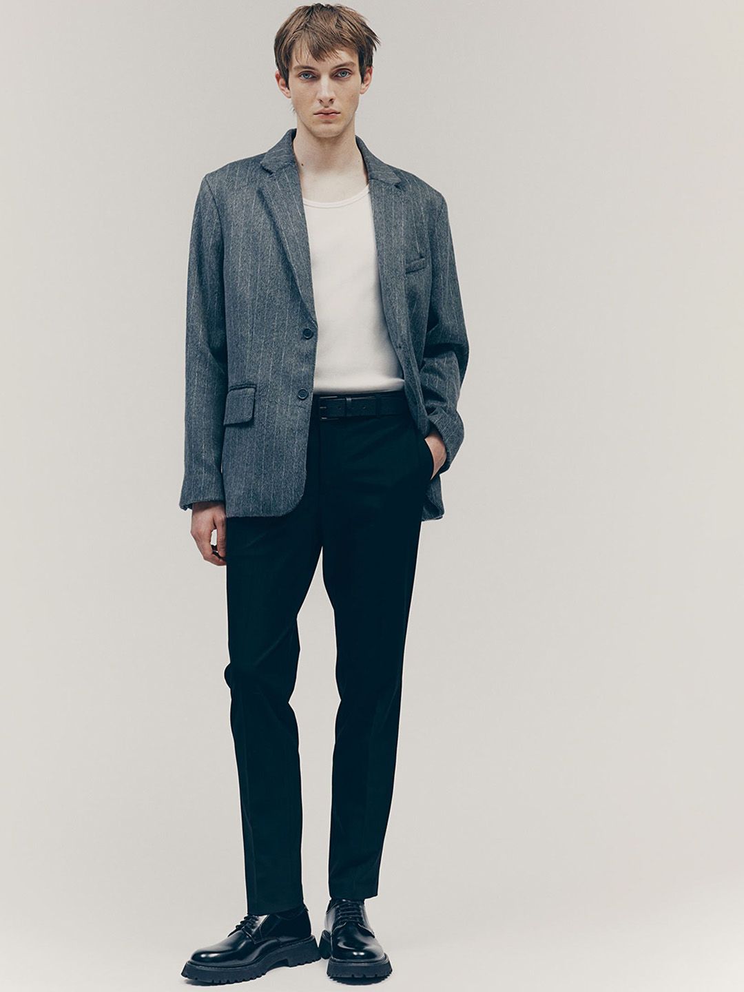 H&M Slim Fit Tailored Trousers