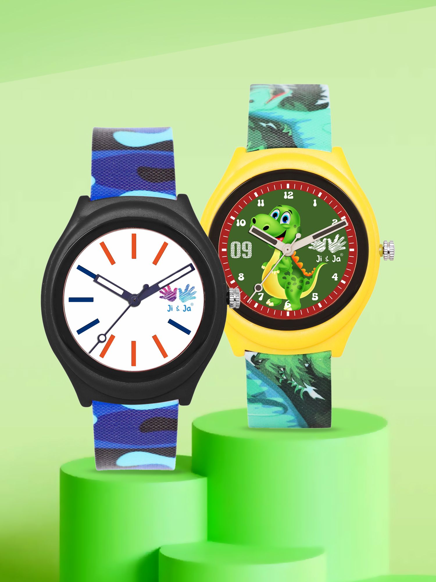 JI & JA Unisex Kids Dial & Straps Analogue Watch JJ120114-picture-37
