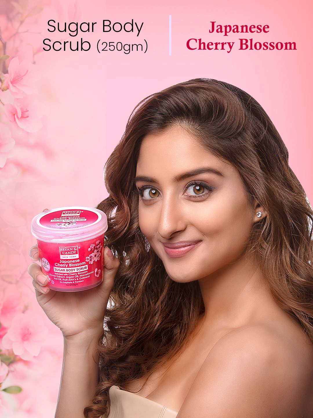 BRYAN & CANDY NEW YORK Japanese Cherry Blossom Sugar Body Scrub- 250 g-image-22
