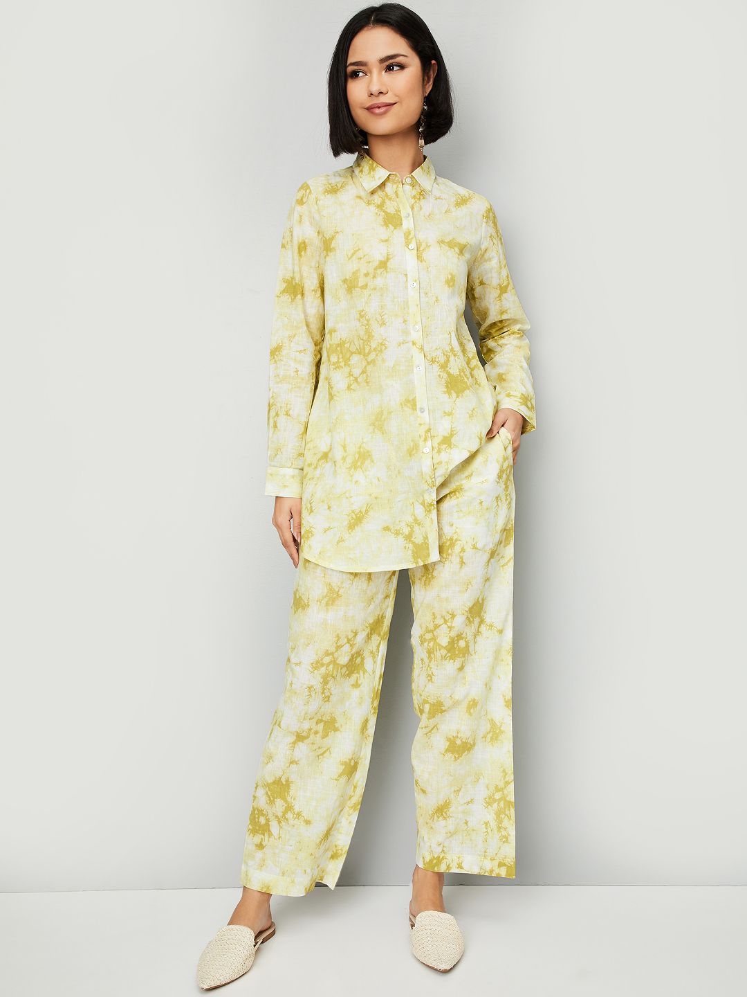 max Dyed Shirt With Trouser