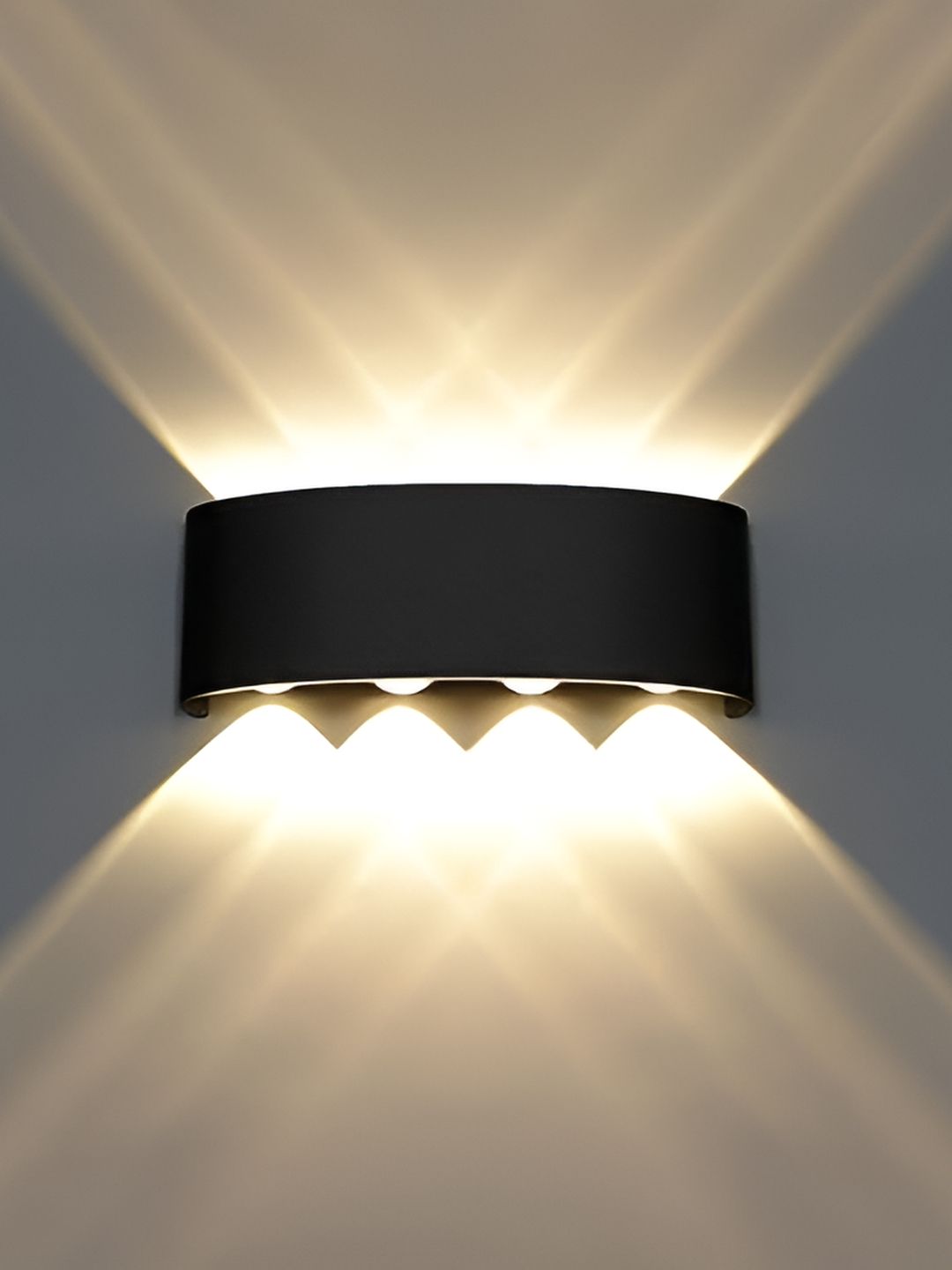 FILLISKA Black Rectangle Shaped Metal LED Wall Lamp-image-22