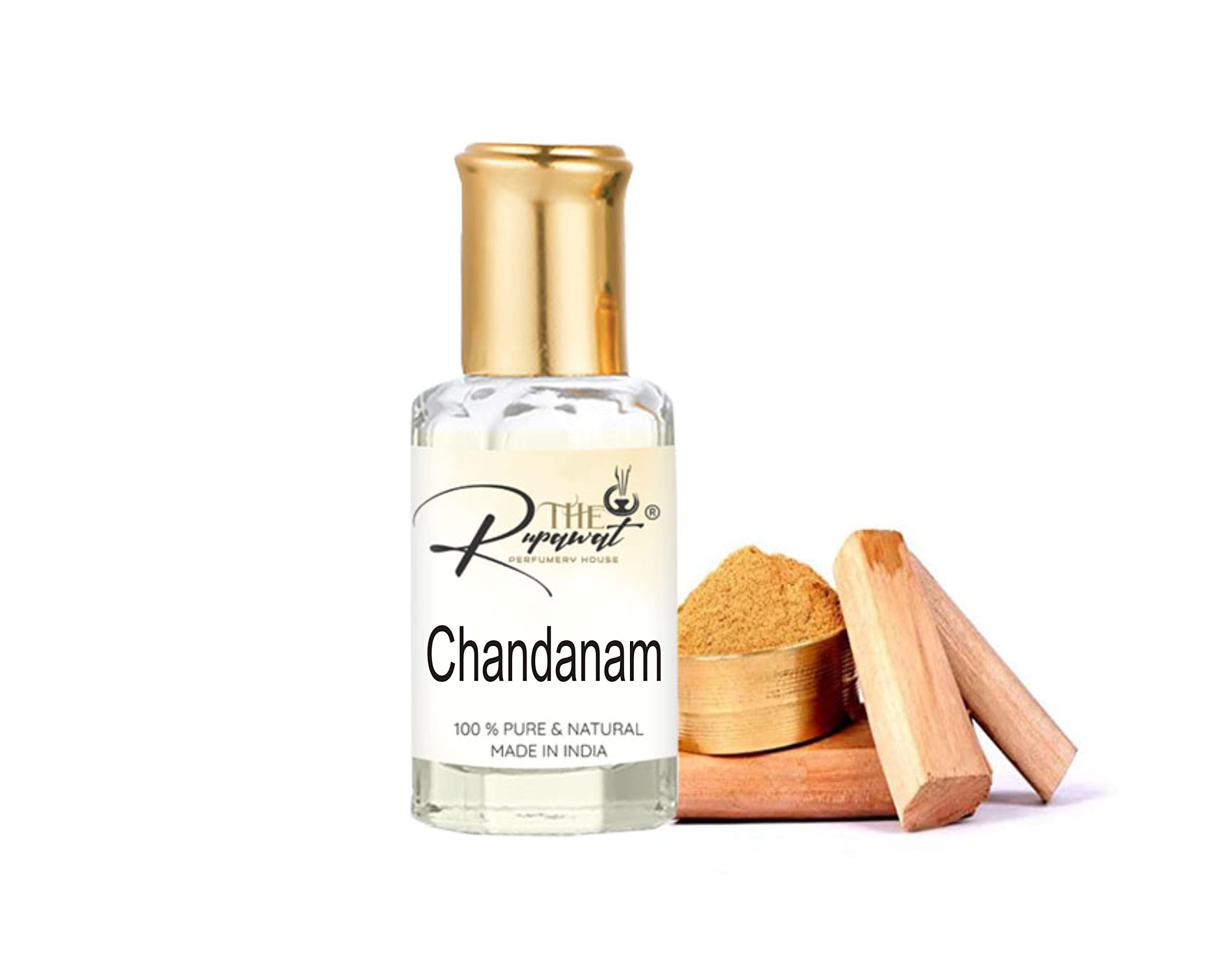 THE RUPAWAT Perfumery House Chandanam Natural & Alcohol Free Attar - 12 ml-picture-25