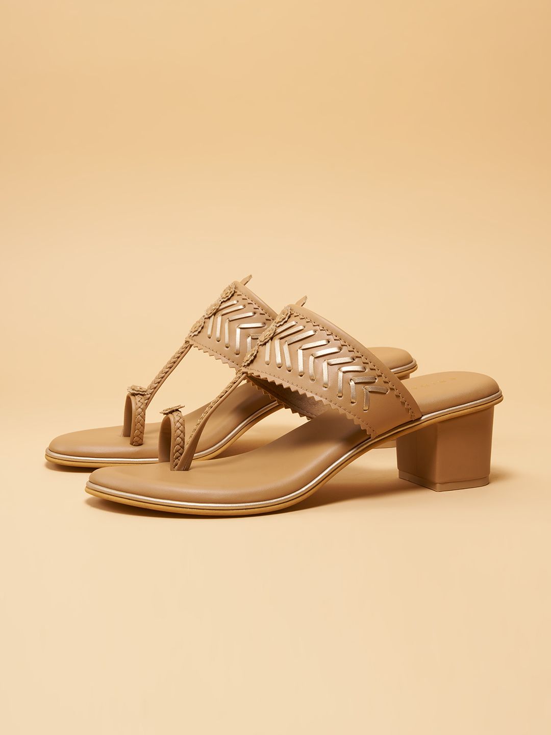 ERIDANI Ethnic Block Sandals-picture-27