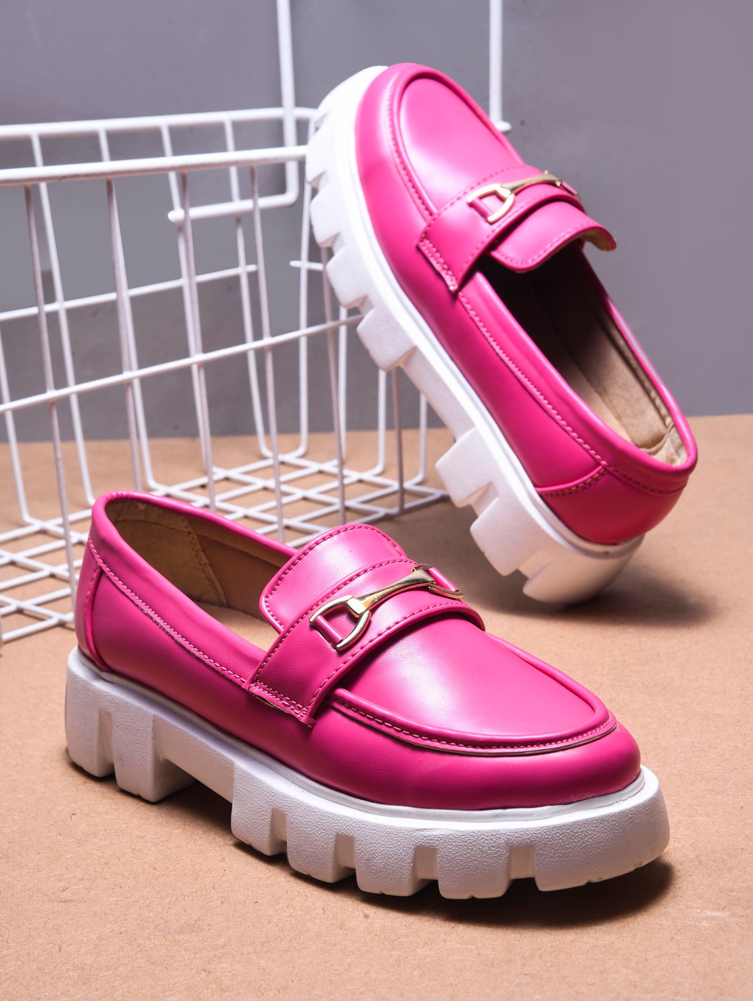 TRYME Women Patent Leather Loafers-picture-30