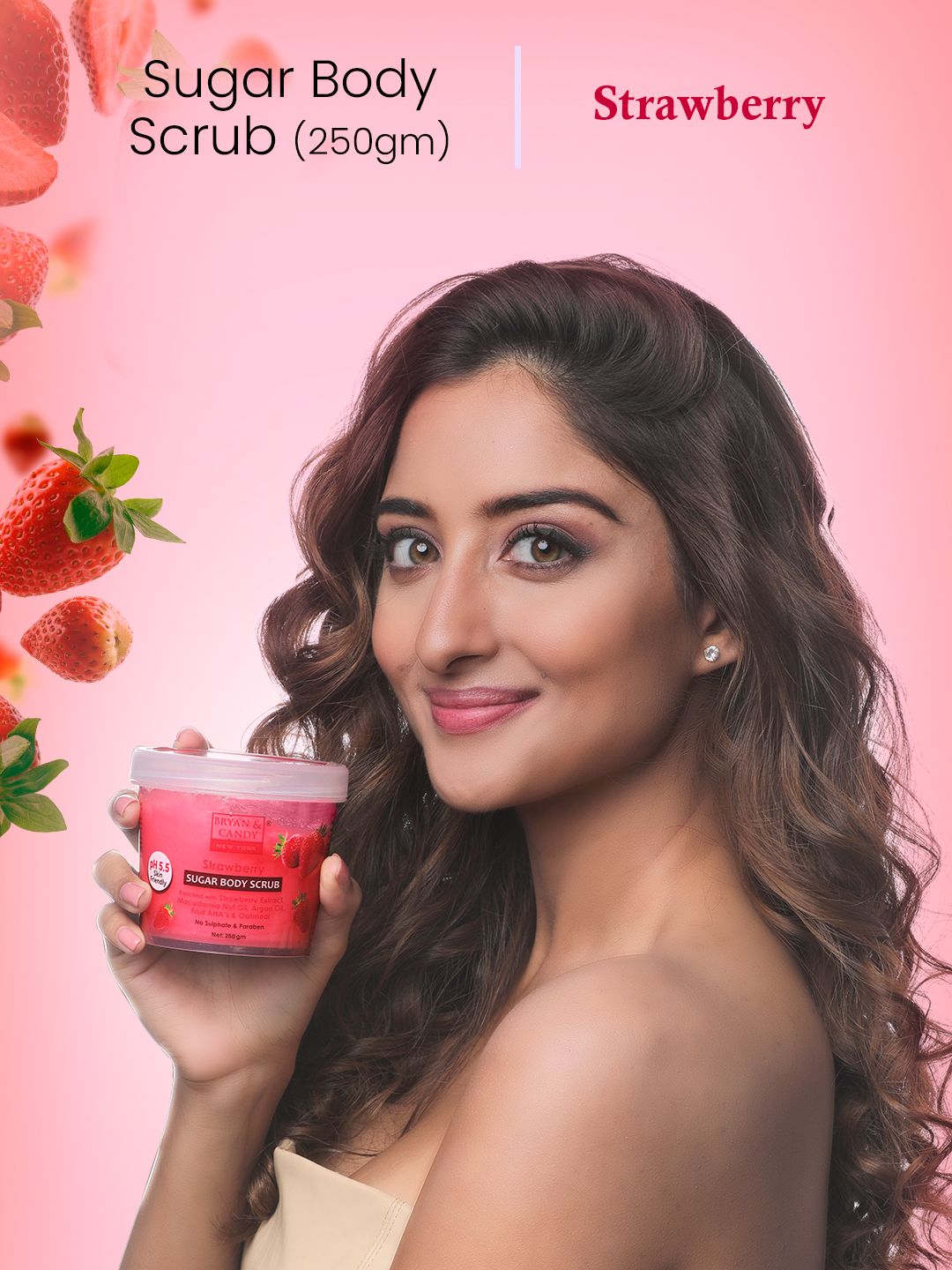 BRYAN & CANDY NEW YORK Strawberry Sugar Body Scrub- 250 g-image-21